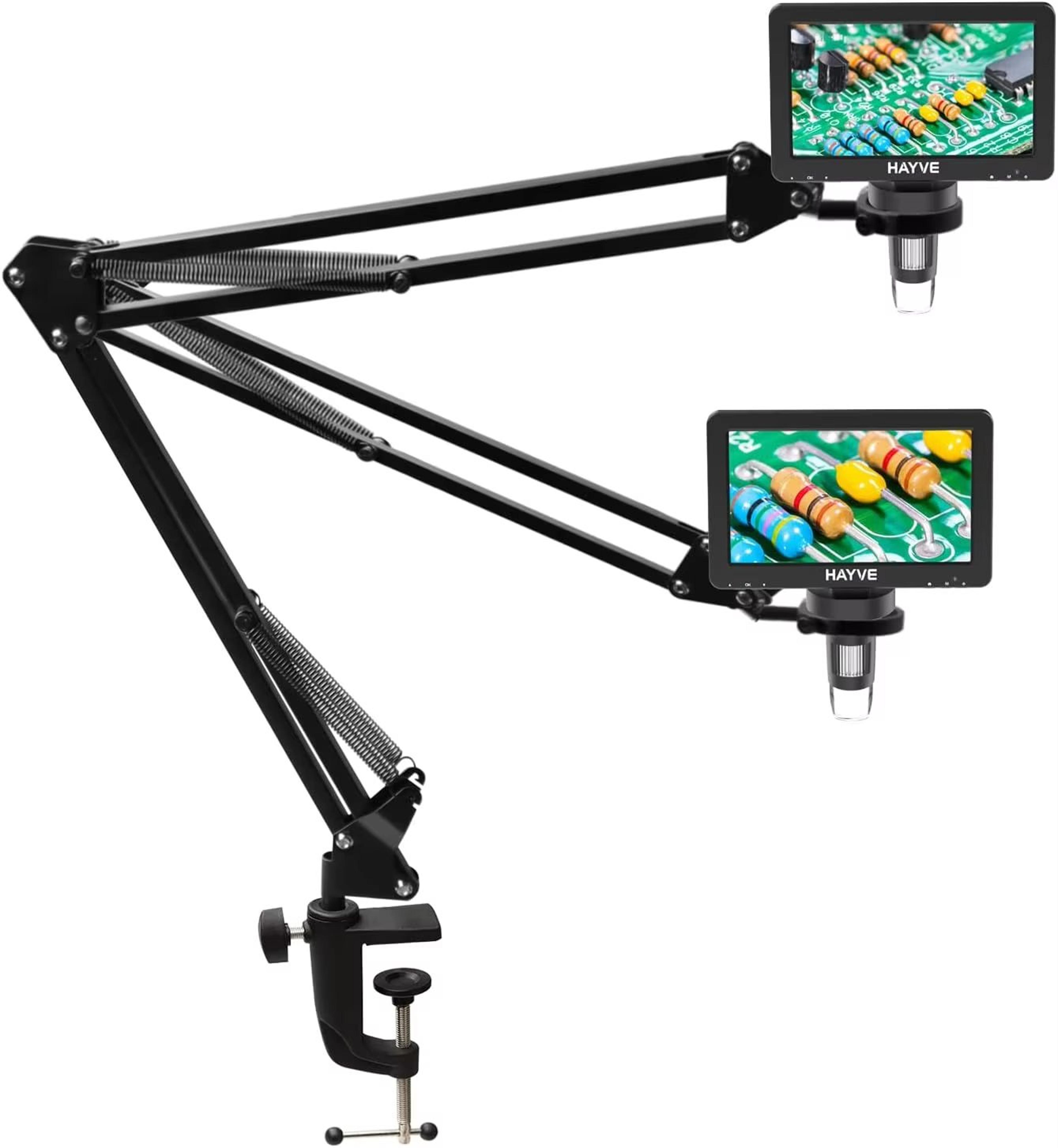 Adjustable Flexible Microscope Arm Stand Metal Bracket Mount 6