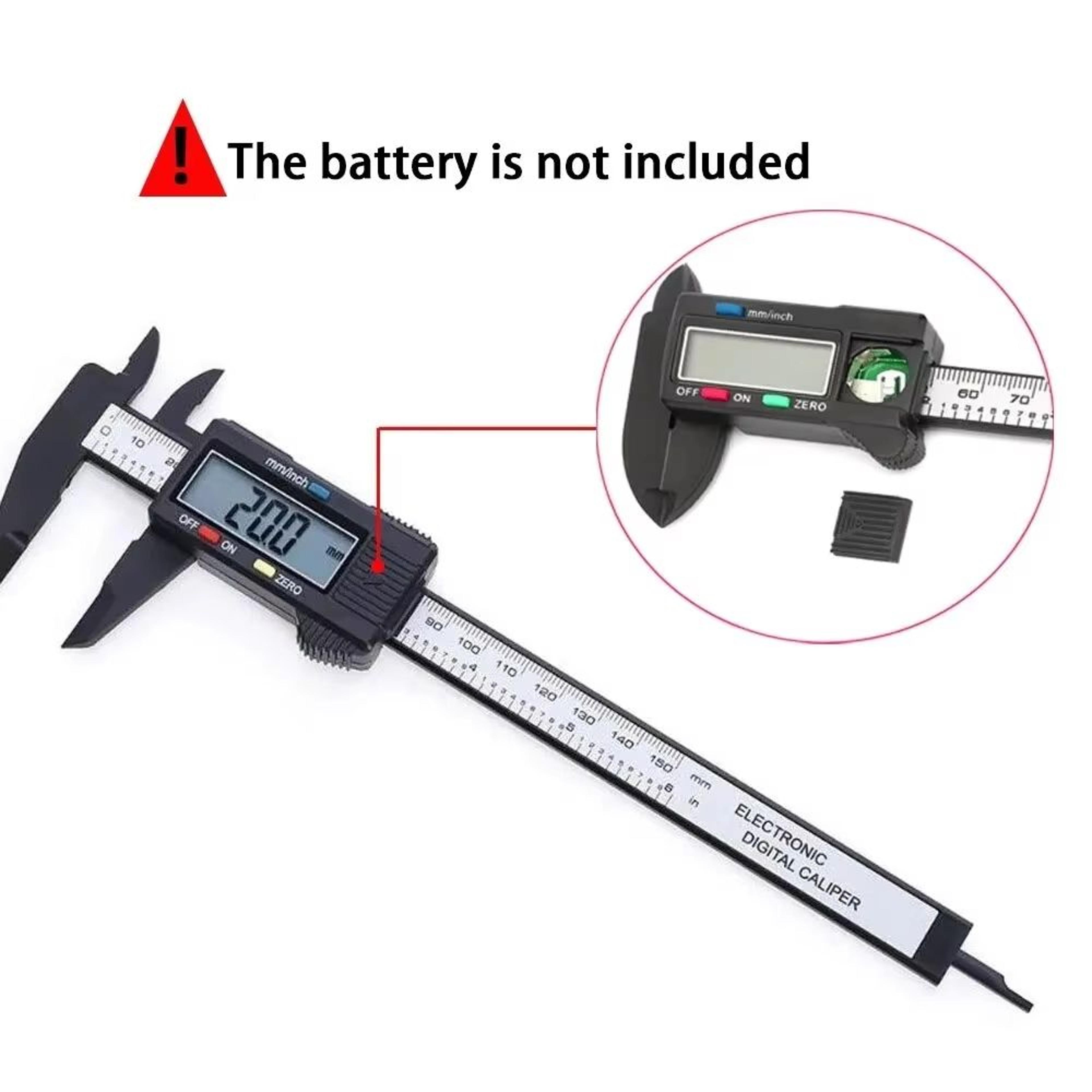 Carbon Fiber Digital Caliper Electronic Measuring Tool 5