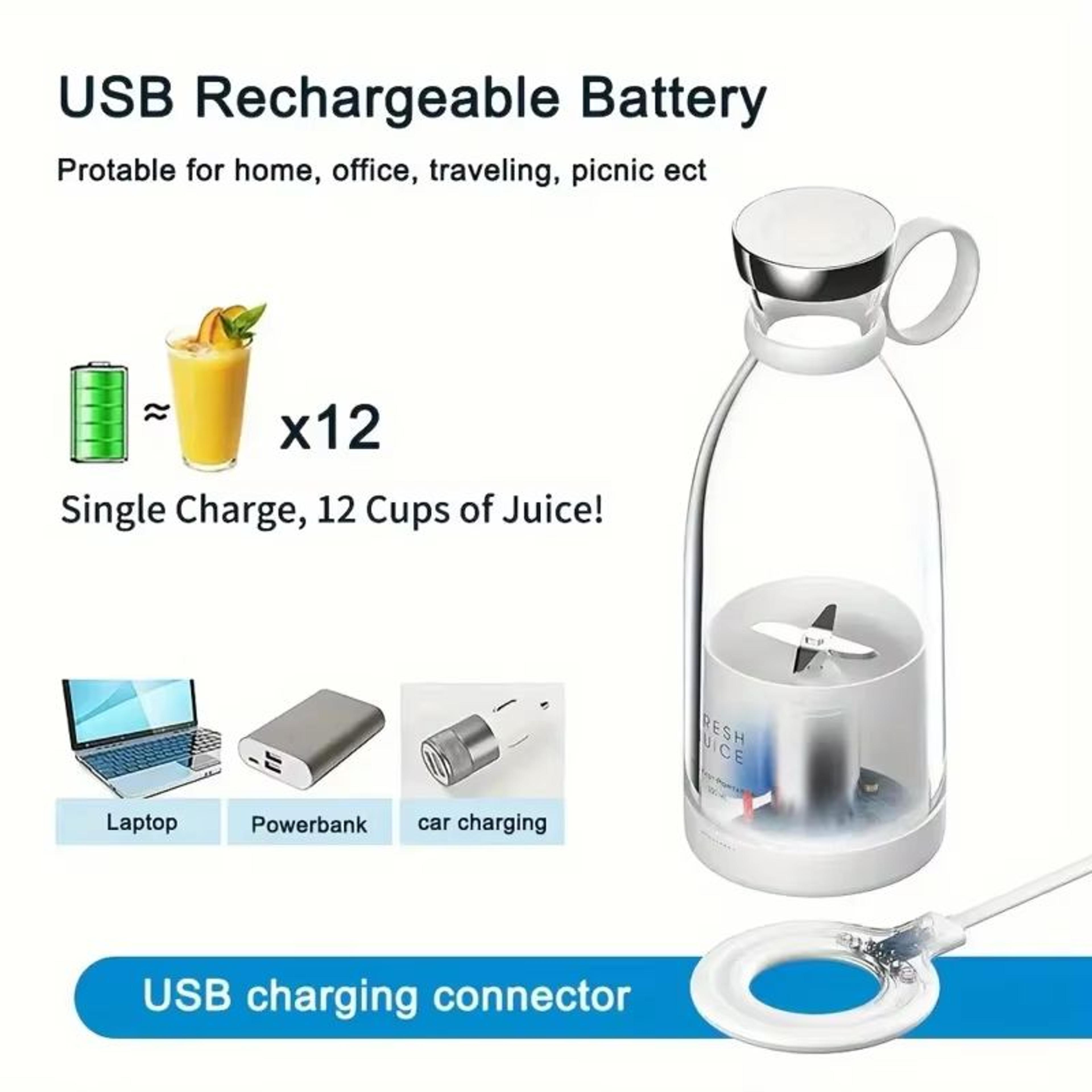 Portable Wireless Mini Fruit Blender Juicer Rechargeable Personal Cup 3