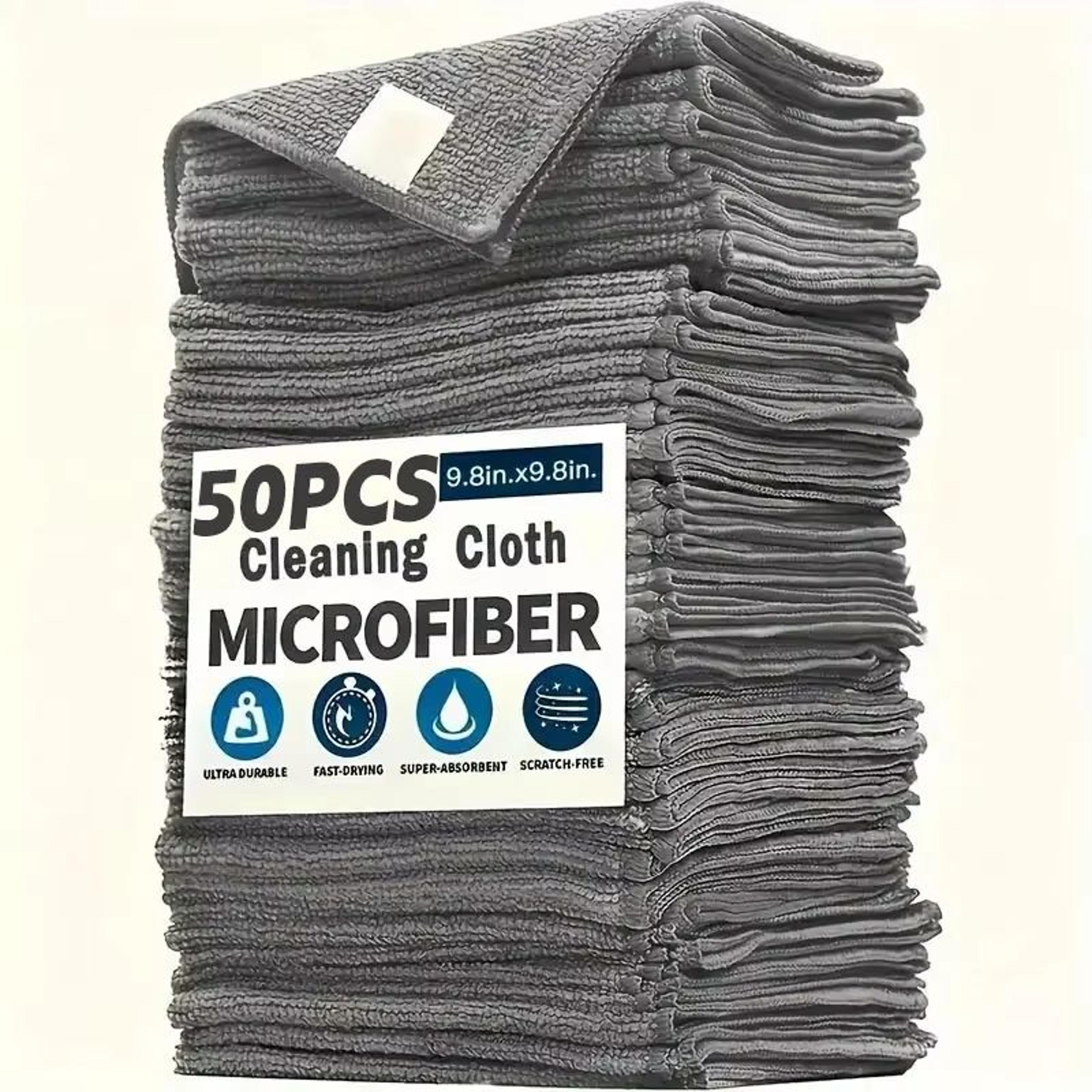 Thick Reusable Microfiber Cleaning Cloths LintFree Absorbent Towels For Car Window And Home 10