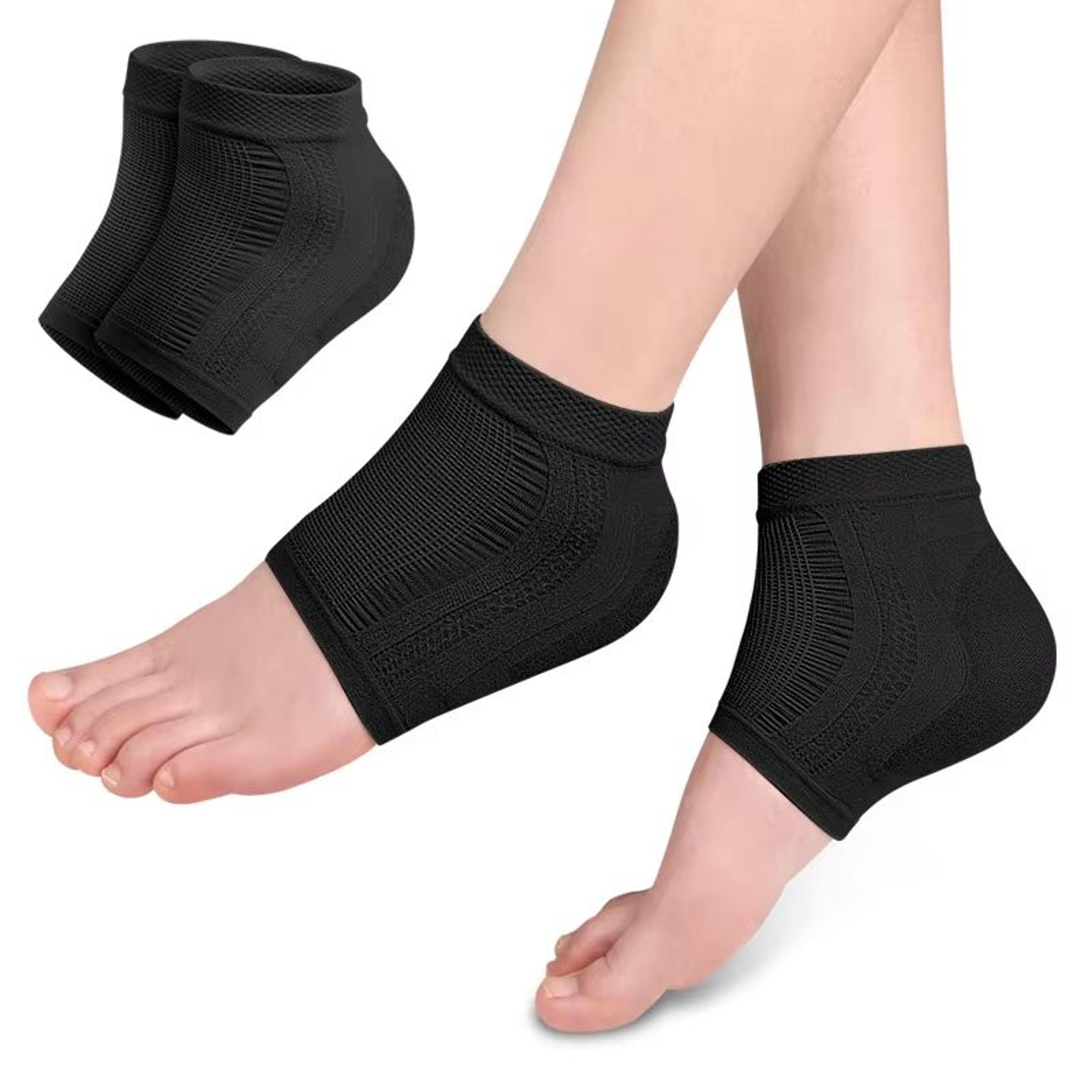 Mesh Gel Silicone Heel Protector Socks With Moisturizing Foot Cover 3