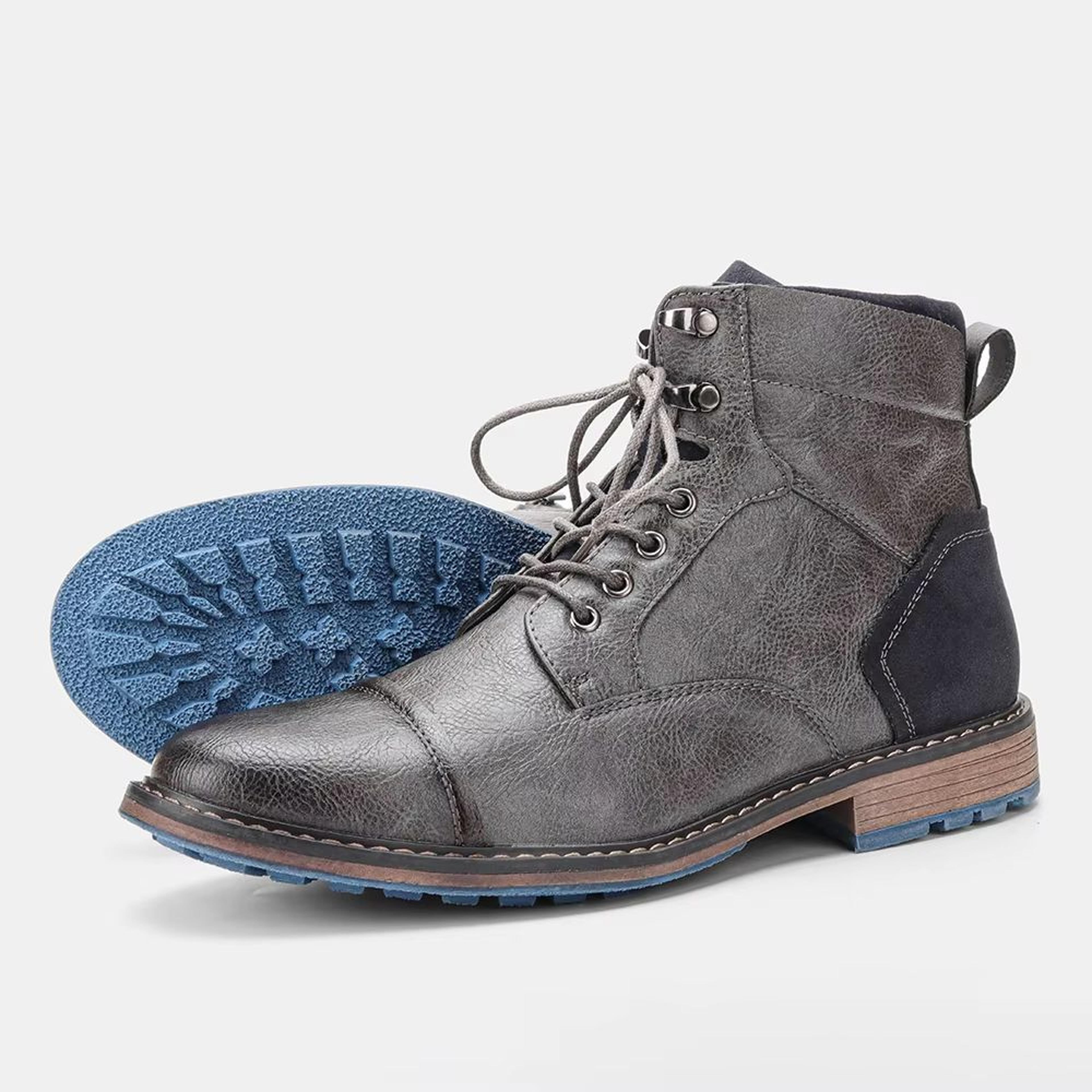 Mens Classic Leather Ankle Boots For Everyday Wear US Sizes 7 To 13 6