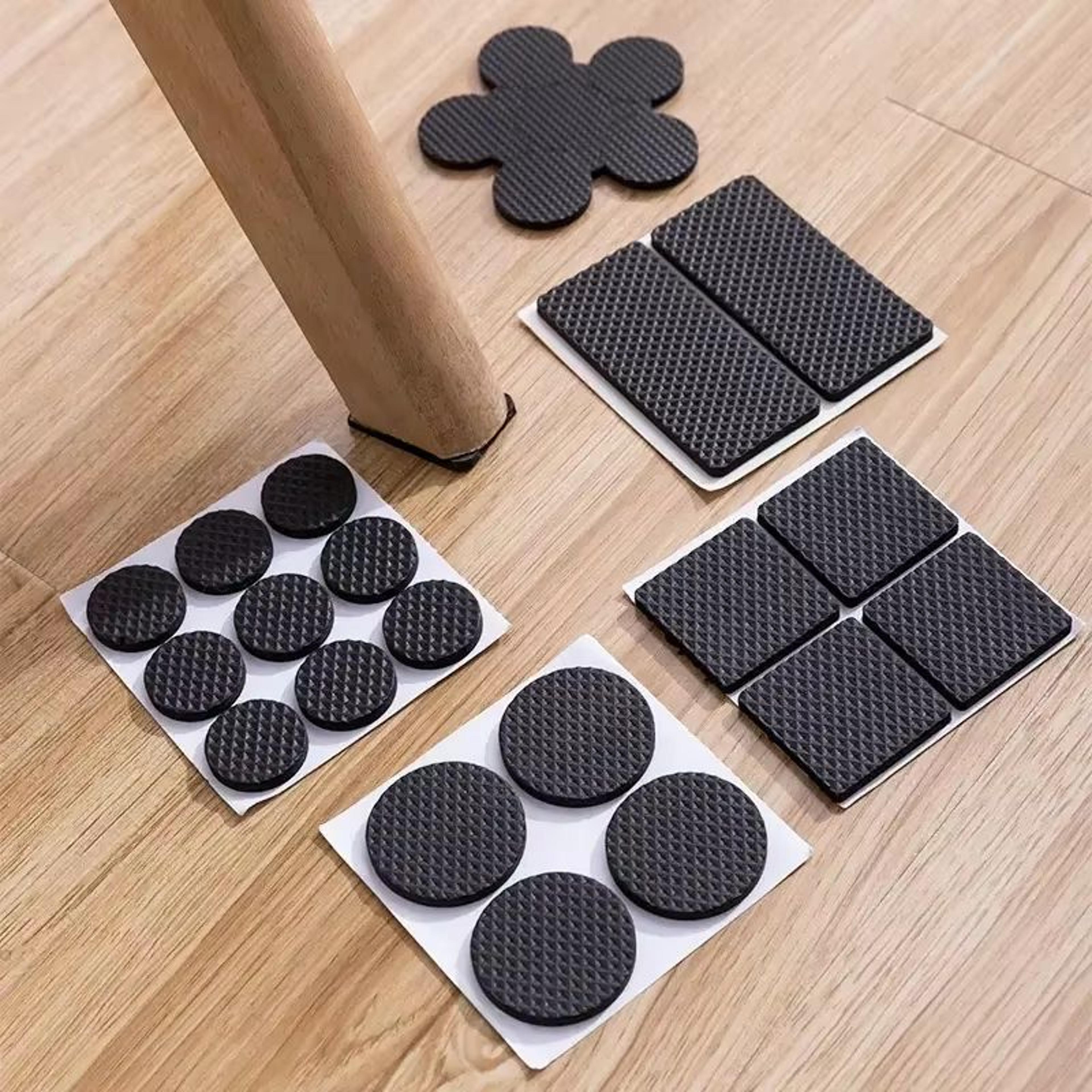 self-adhesive furniture leg floor protectors anti-skid scratch-resistant pads
