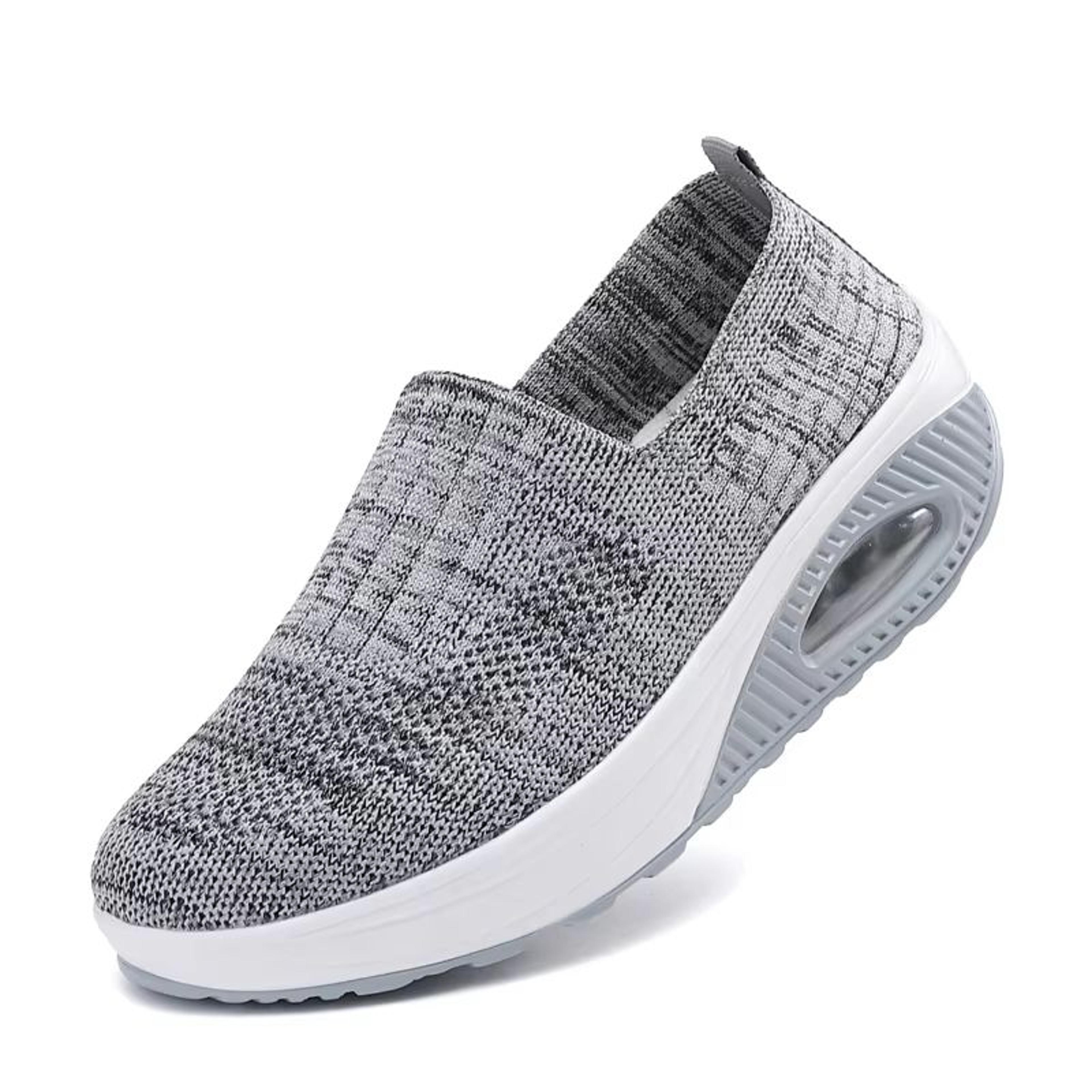 Womens Air Cushion Orthopedic Walking Shoes With NonSlip Wedge Sole 6