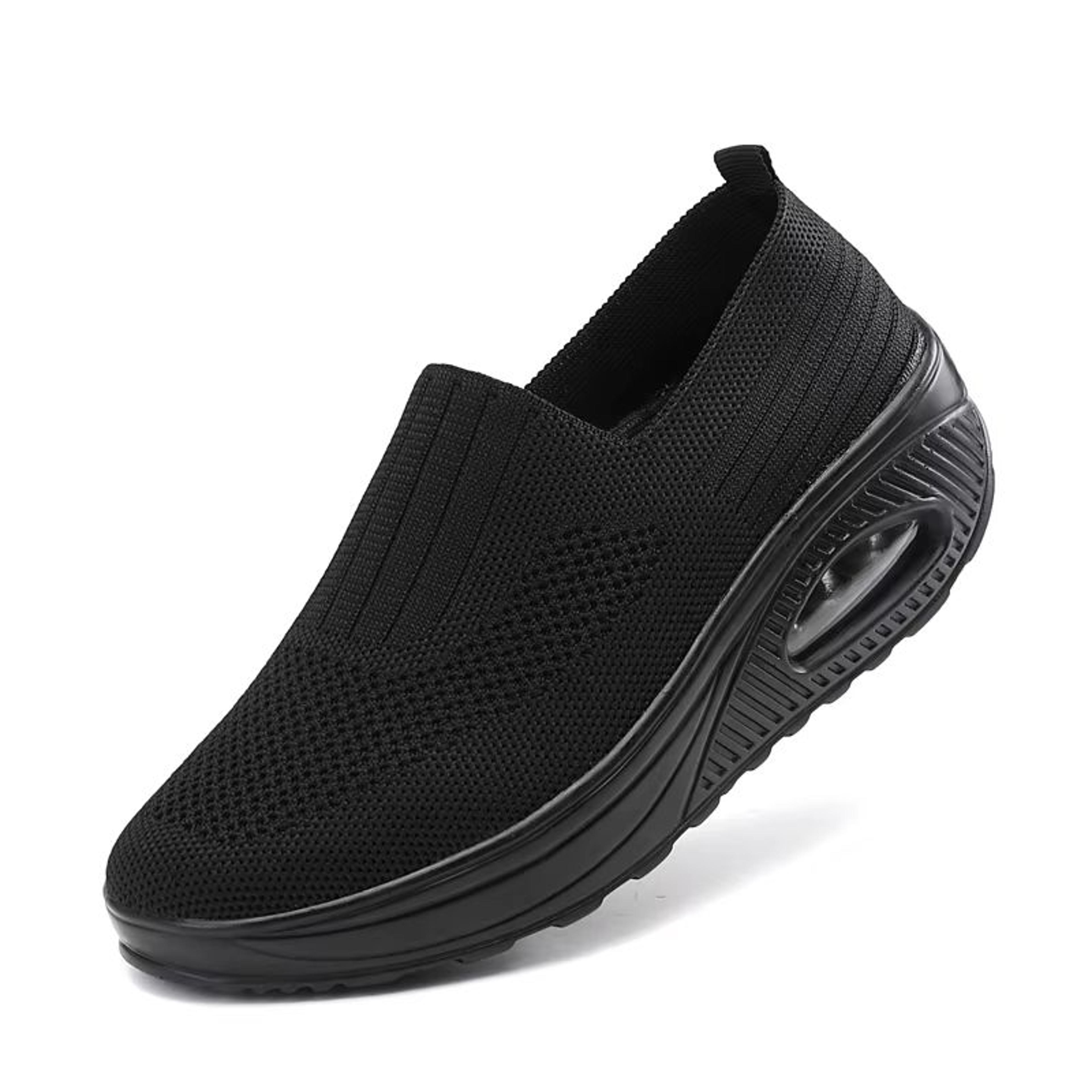 Womens Air Cushion Orthopedic Walking Shoes With NonSlip Wedge Sole 7