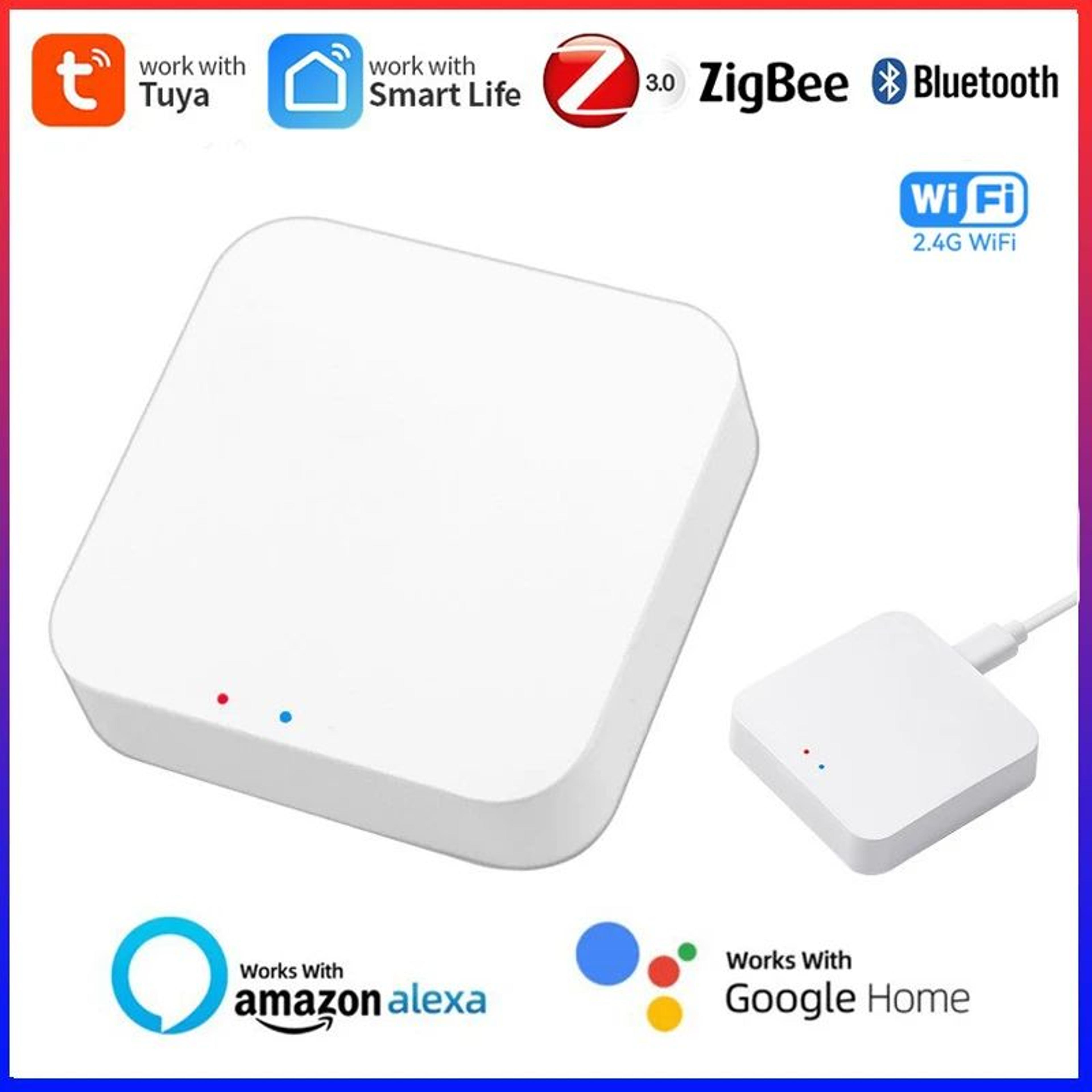 Wireless MultiMode Smart Gateway Hub ZigBee  Bluetooth  Mesh For Tuya Smart Life App Alexa  Google  0