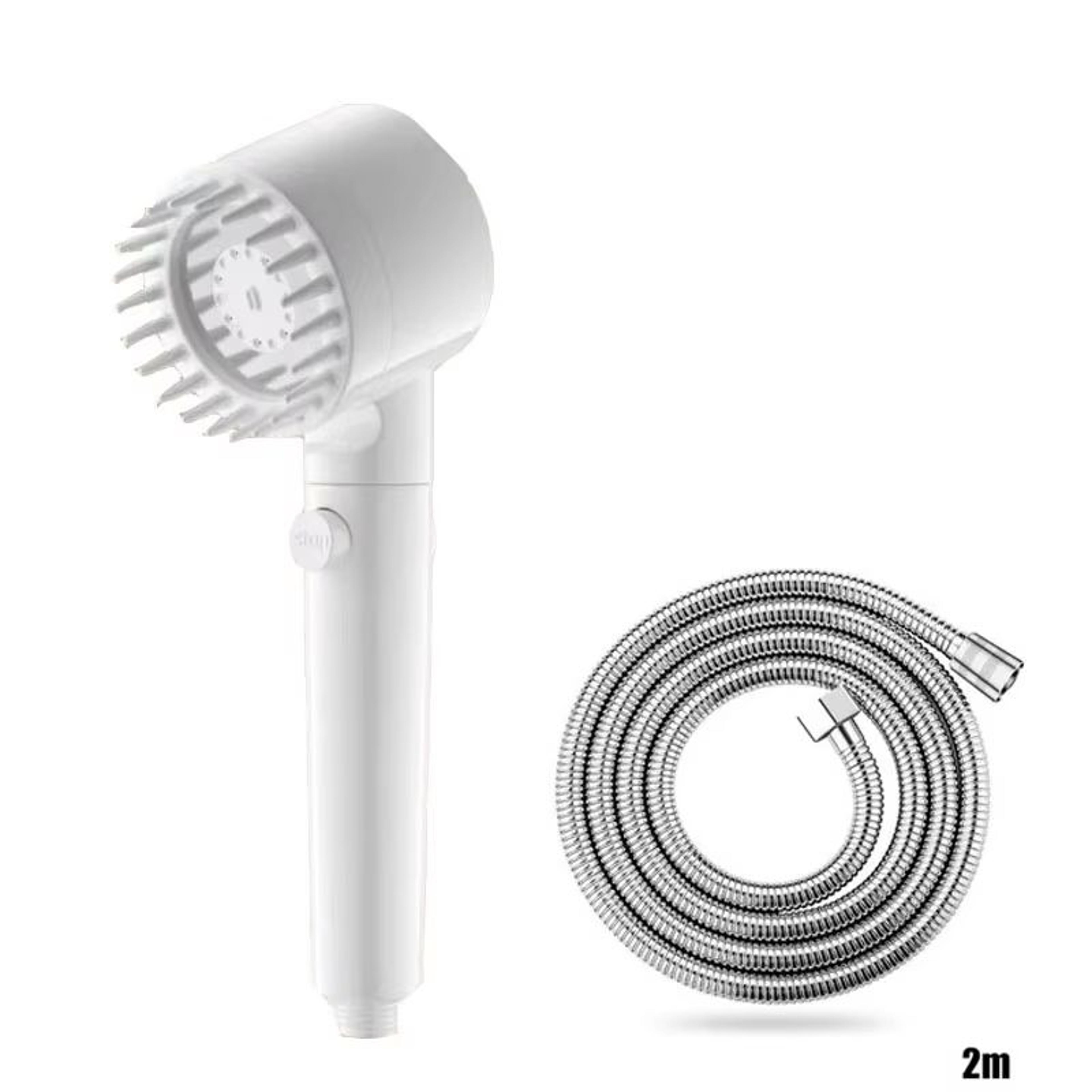 Portable ThreeSpeed Adjustable Shower Head With BuiltIn Head Massage Filter 25