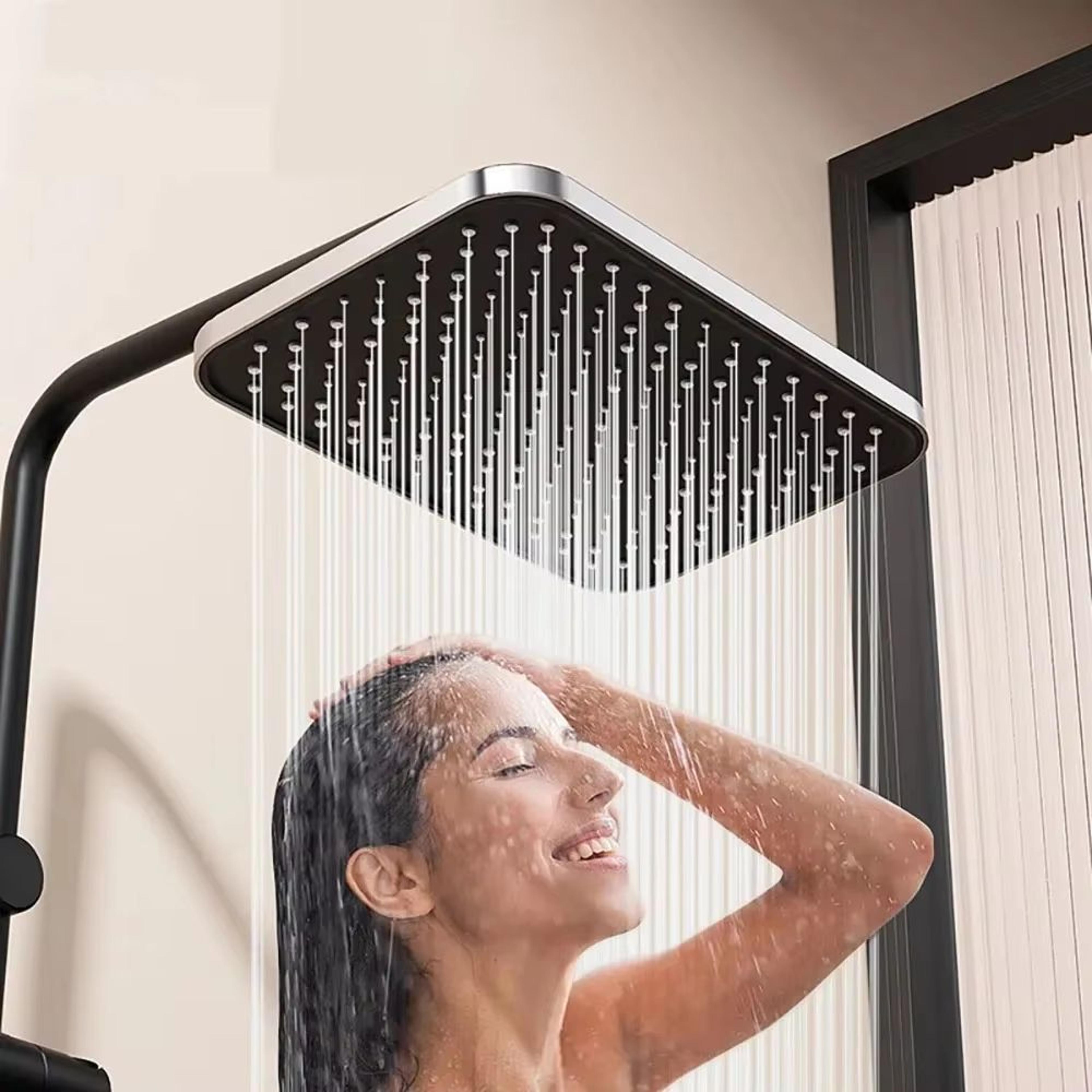 14inch HighPressure 360 Rotating WaterSaving Oversized Shower Head 1