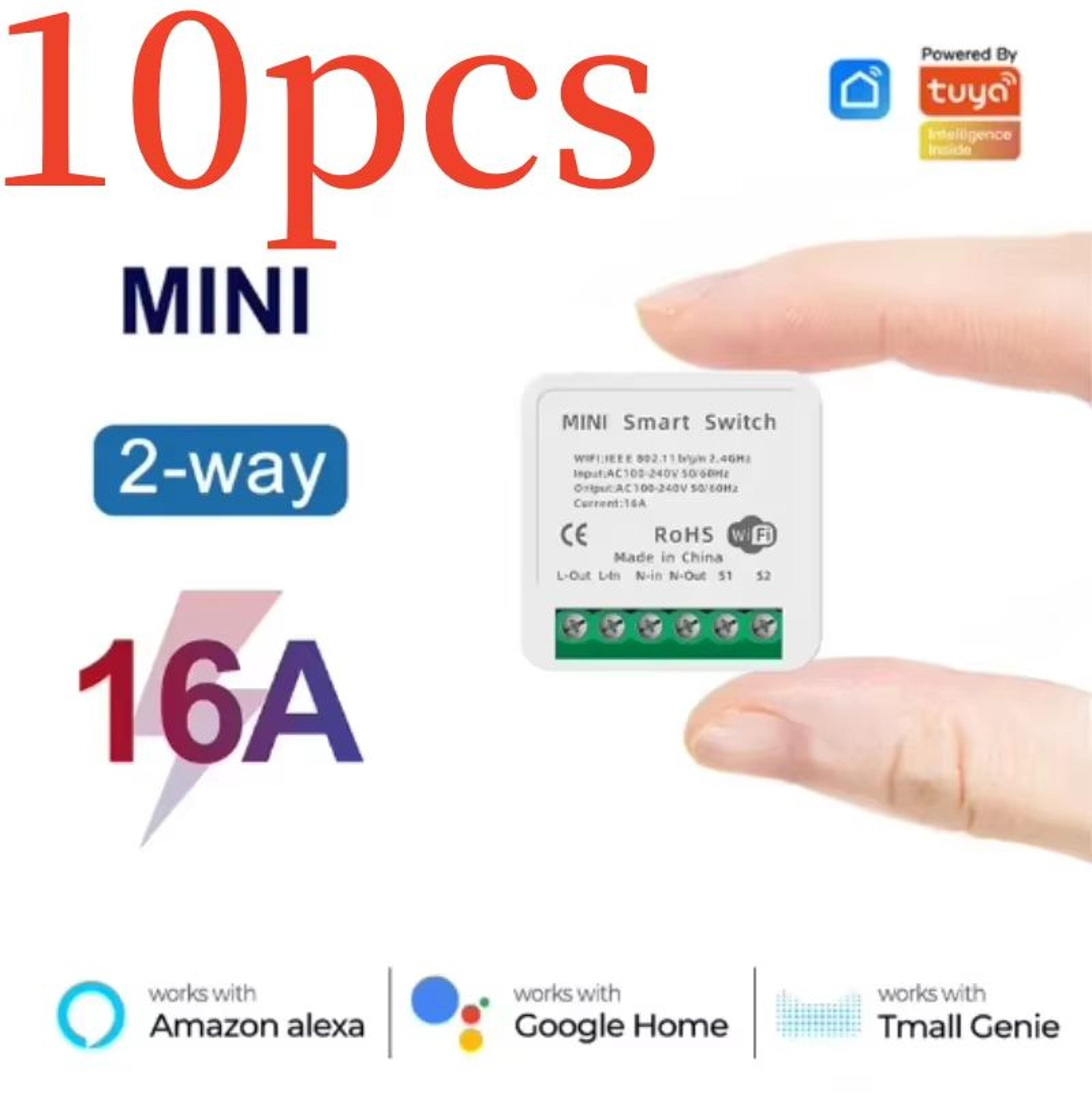 WiFi Mini Smart Breaker DIY Switch Module 2Way Control Compatible With Alexa And Google Home 7