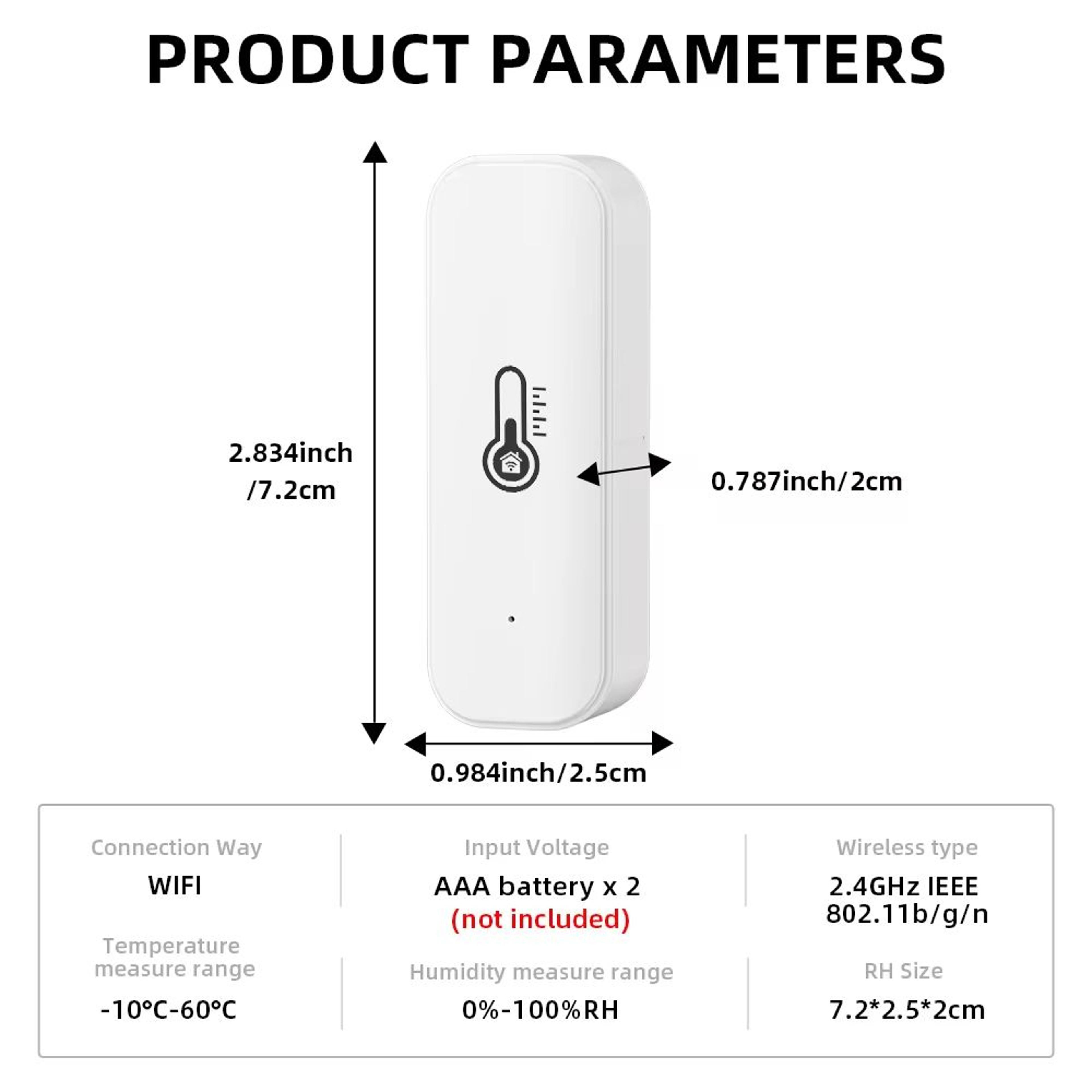 Tuya ZigbeeWiFi Smart Temperature And Humidity Sensor Compatible With Smart Life Alexa Google Assis 5
