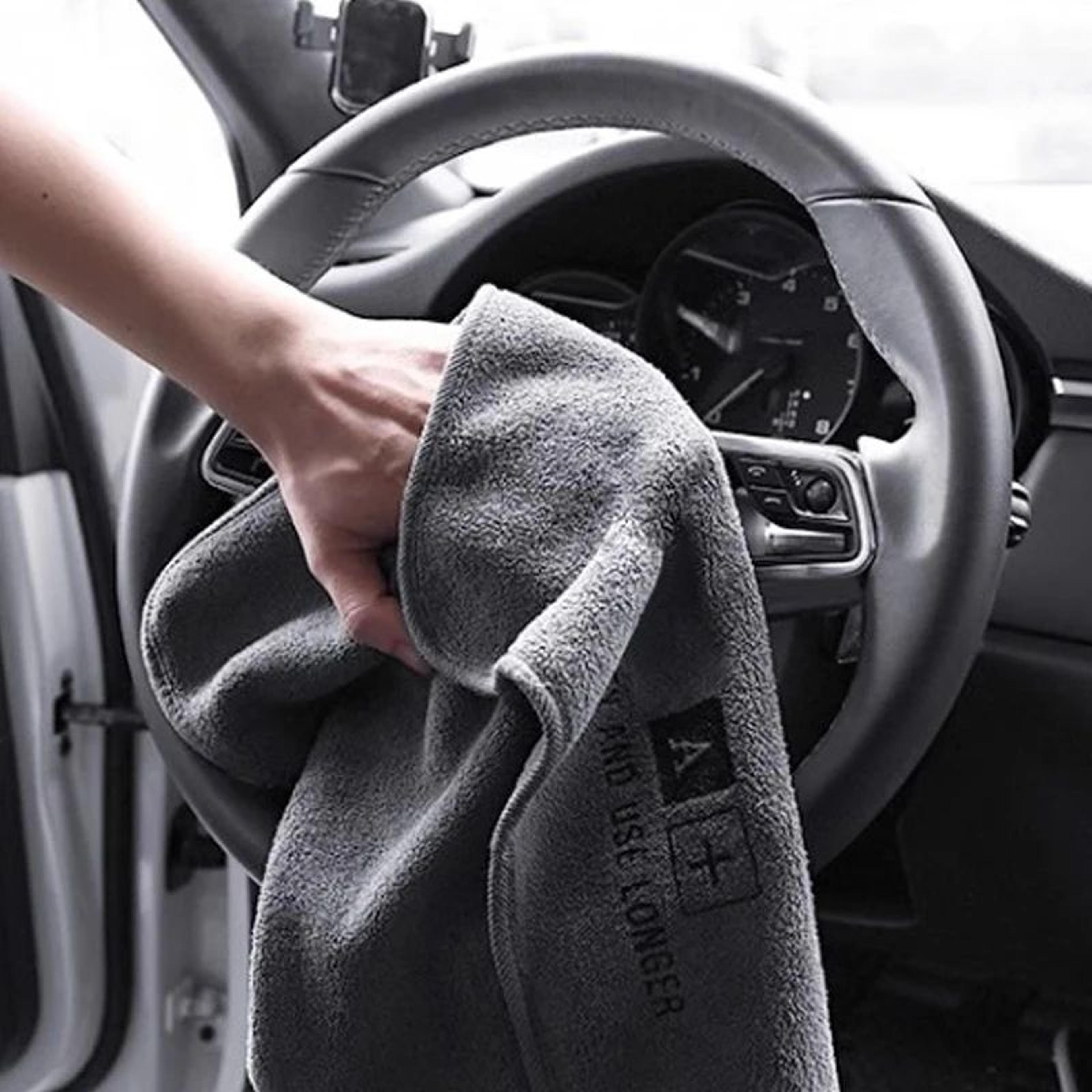 High Absorbency Microfiber Car Drying Towel Hemmed Edge Car Detailing Cloth 1PC Or 5PC Set 2