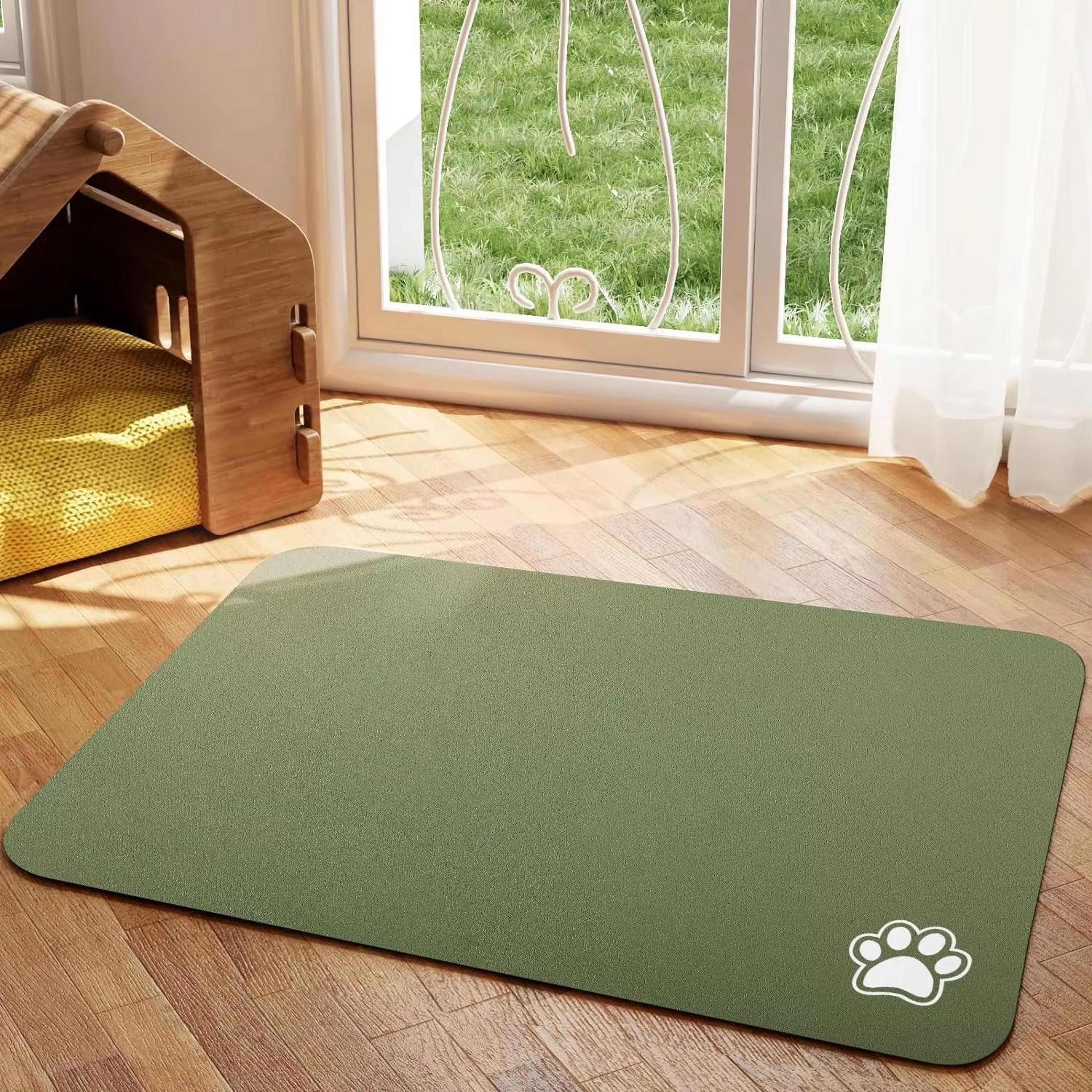 Absorbent Pet Feeding Mat For Dog And Cat Food And Water Bowls Quick Dry Waterproof Placemat 7