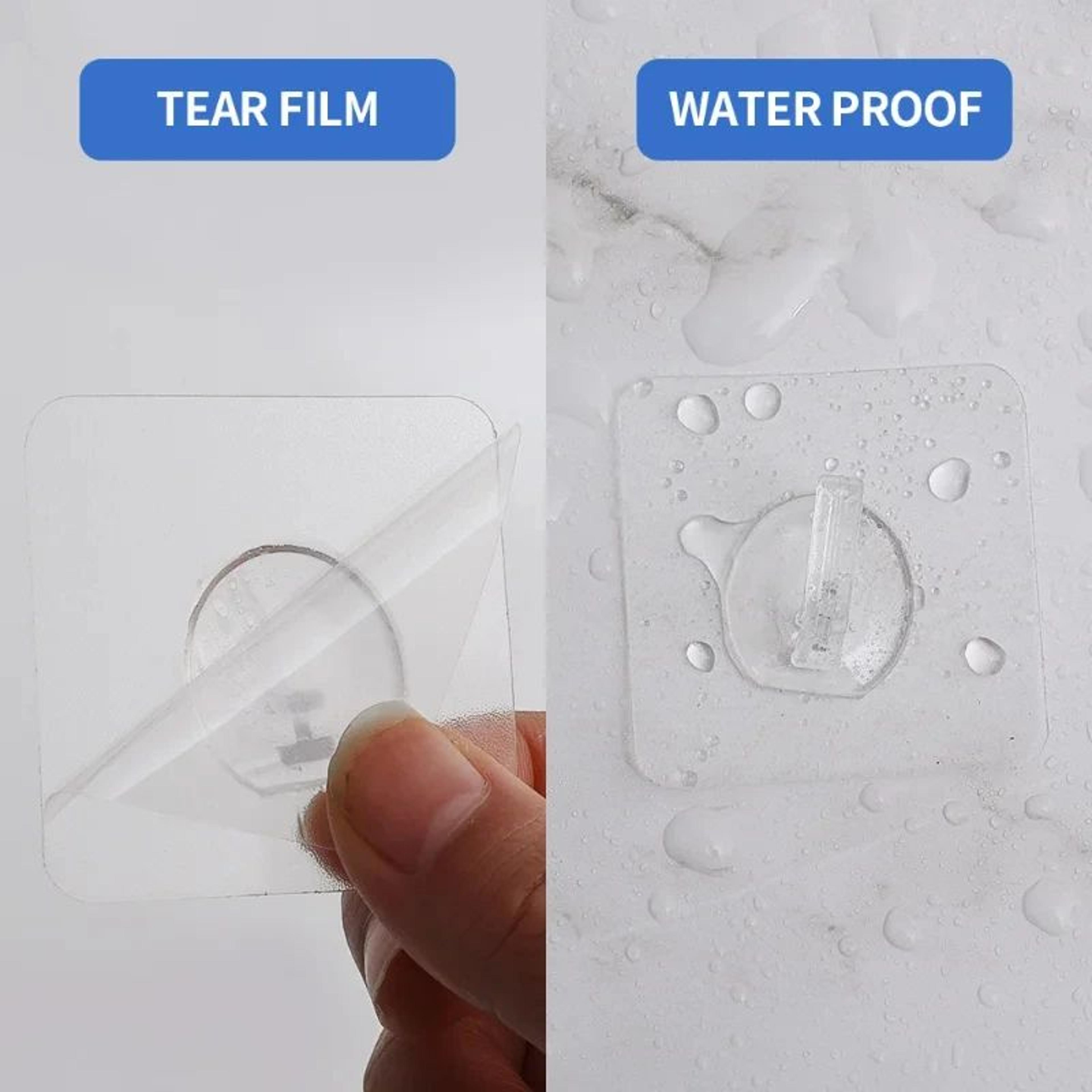 Transparent SelfAdhesive Heavy Duty Wall Hooks 51020Pack MultiUse Organizer 2