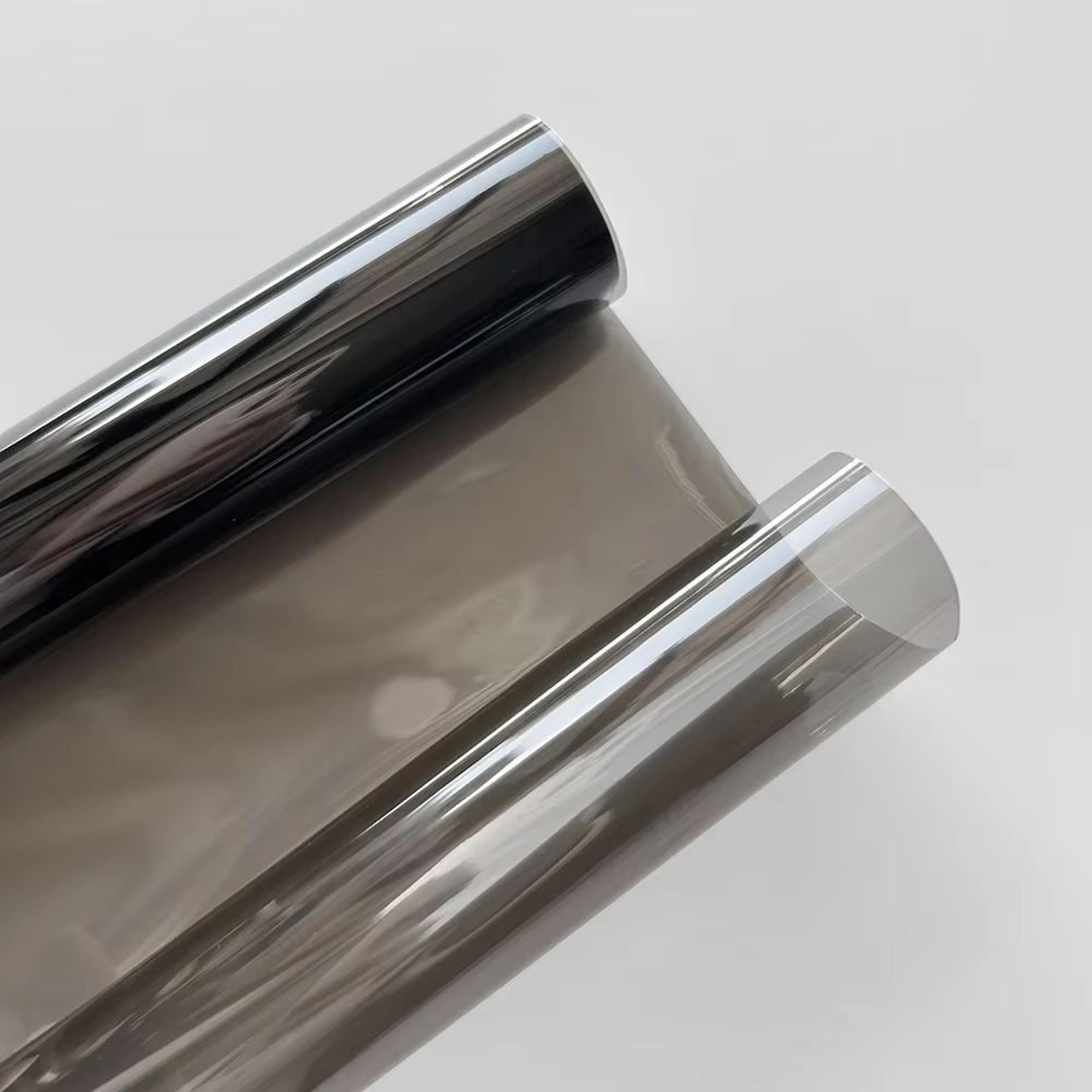 Gloss Transparent Light Black Smoke PVC Film Tint For Headlights  Taillights 1