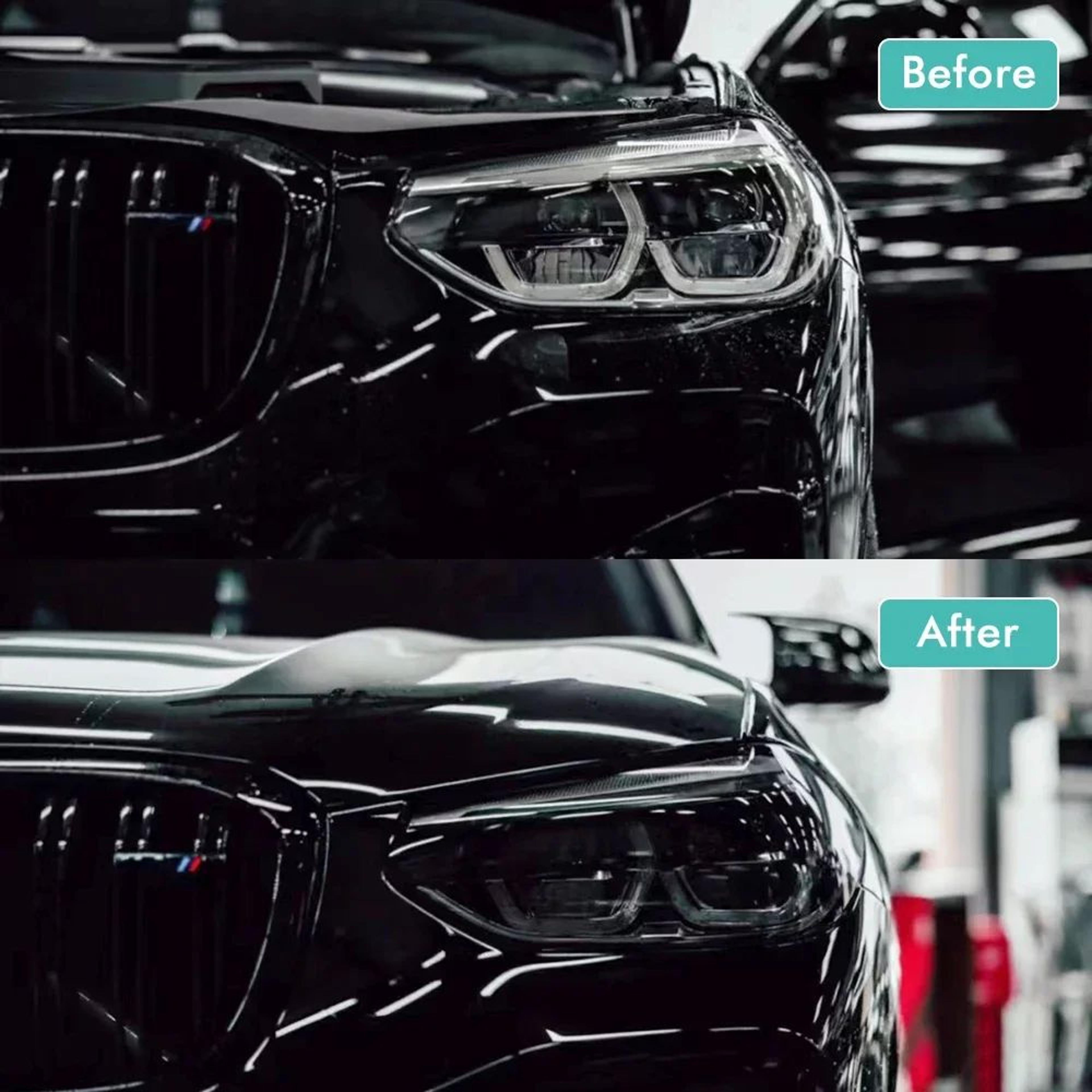 Gloss Transparent Light Black Smoke PVC Film Tint For Headlights  Taillights 4