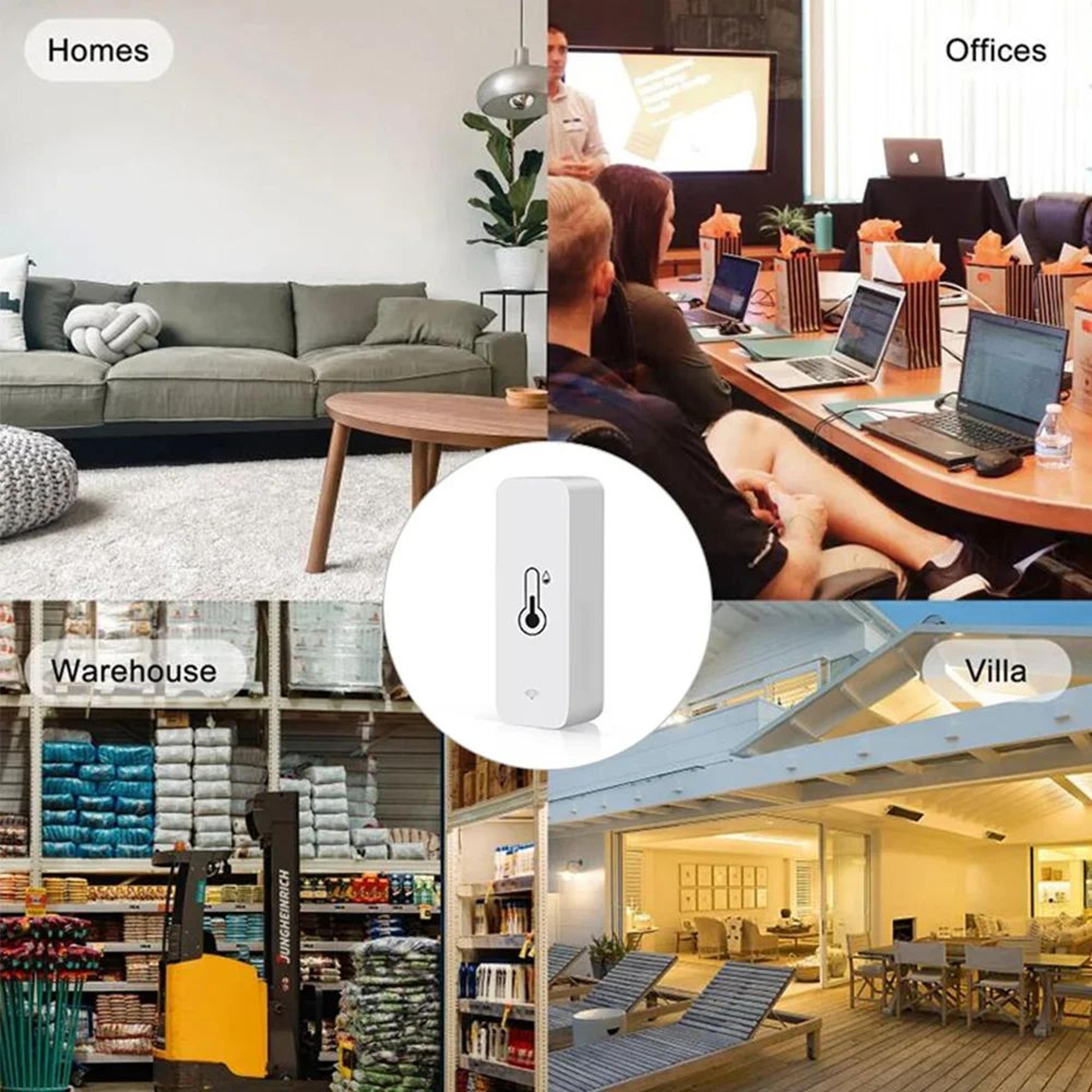 Tuya WiFi  Zigbee Smart Temperature Humidity Sensor Indoor Hygrometer For Smart Home 5