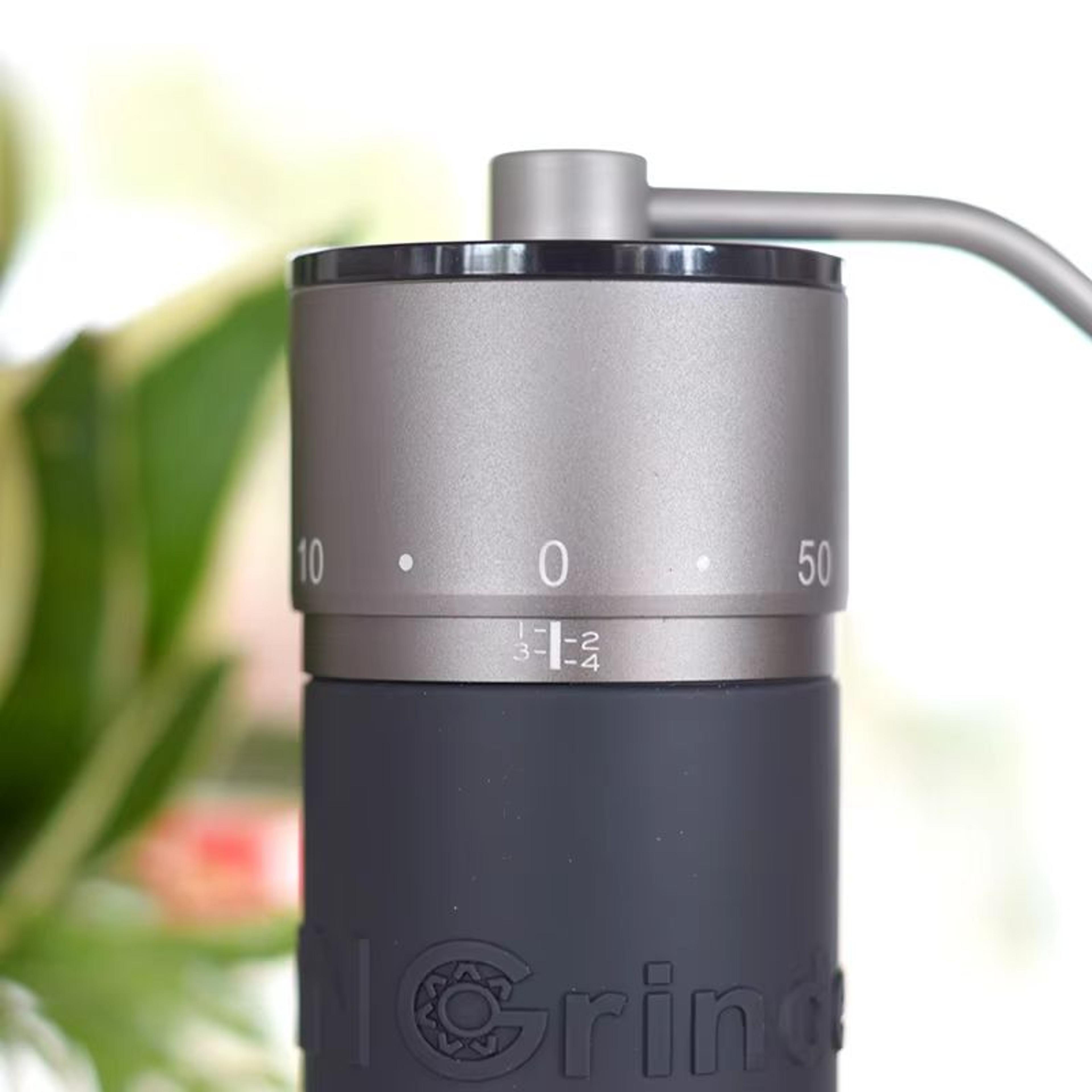 Kingrinder K4K6 Manual Coffee Grinder With 48 Mm TitaniumPlated Stainless Steel Burr 1