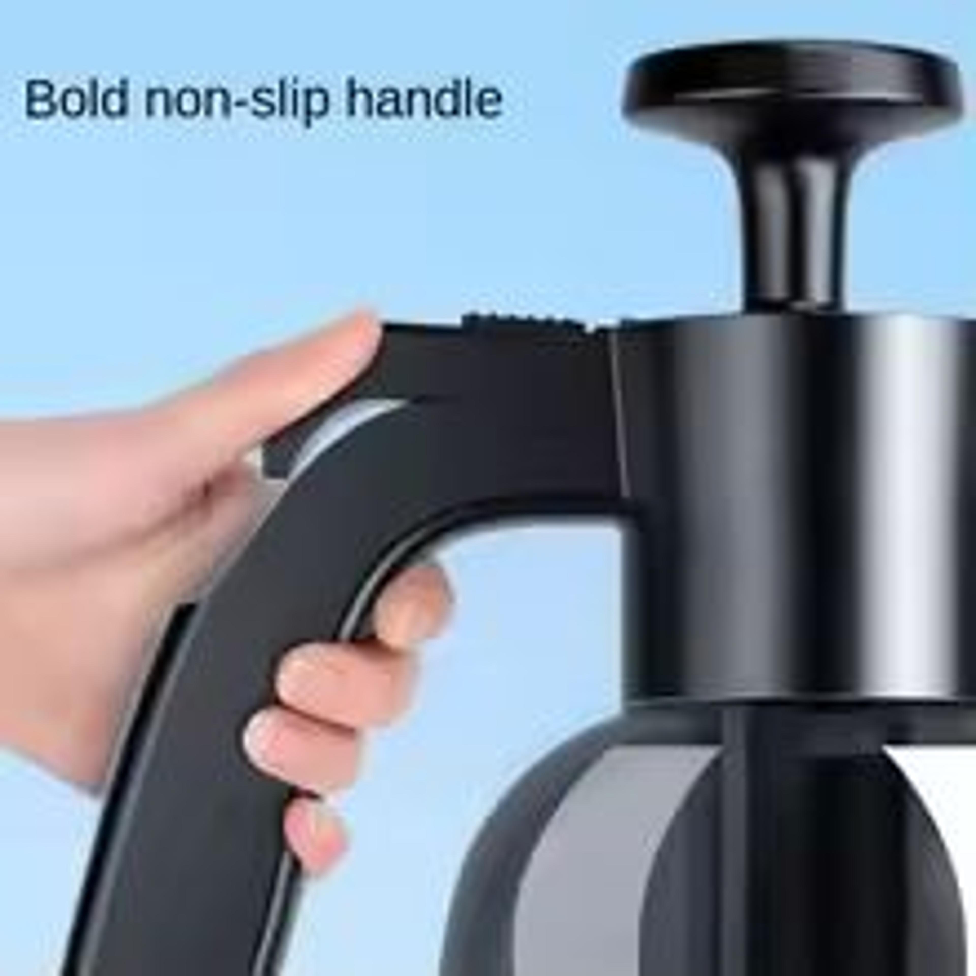 2L Hand Pump Foam Sprayer With 3 Nozzles MultiUse Car Wash  Cleaning Bottle 4