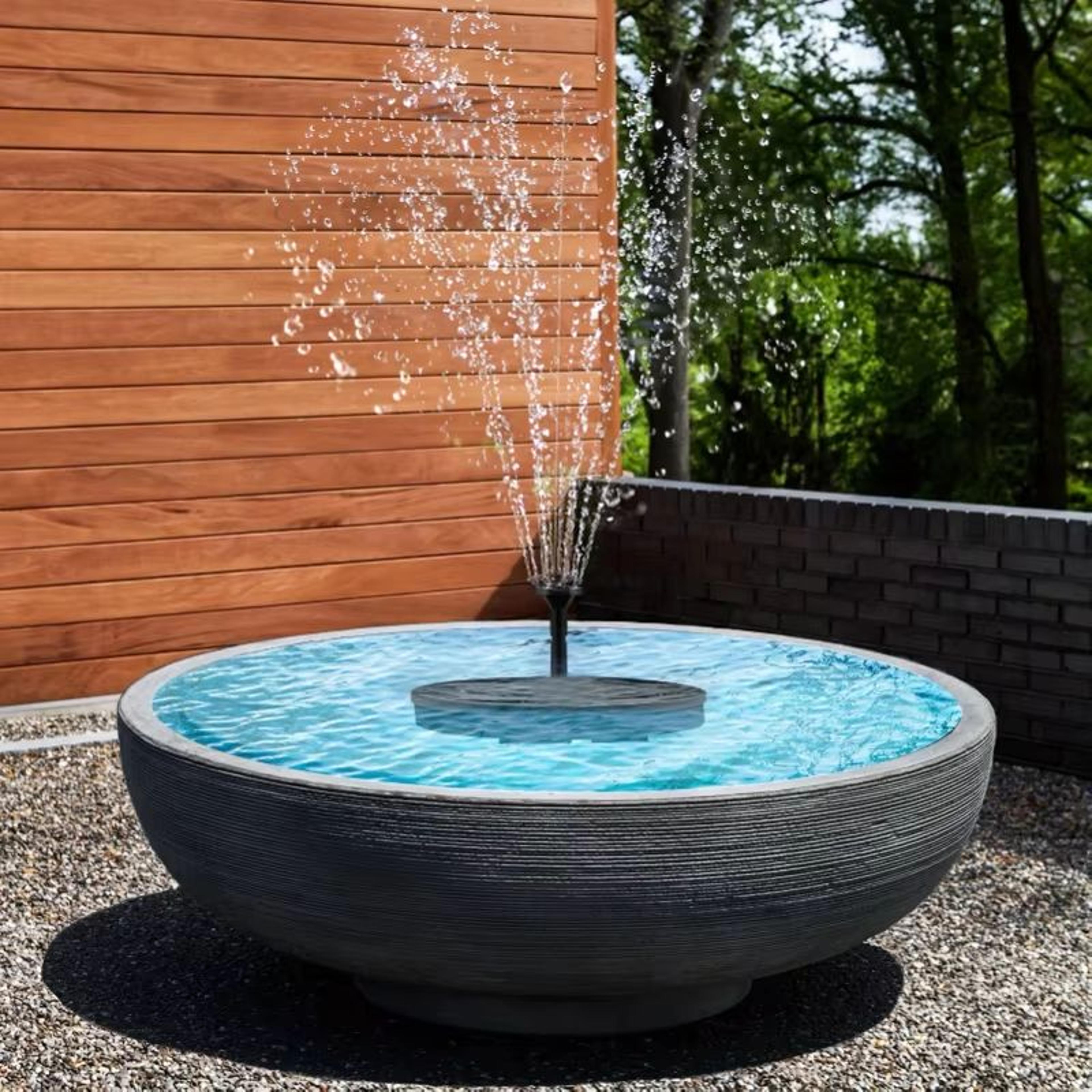 Solar Powered Outdoor Fountain Pump For Garden Pond Pool 0