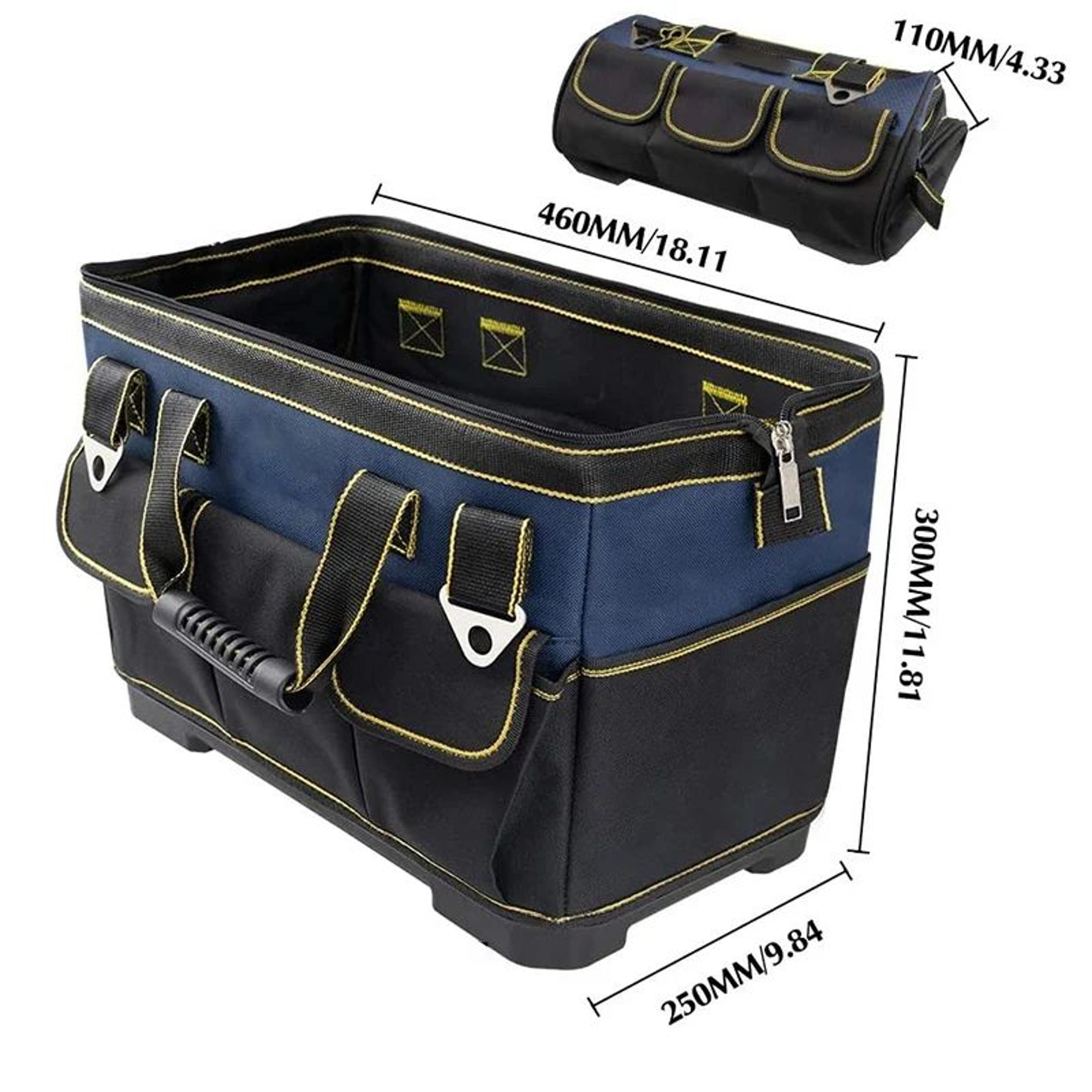 Multifunctional Waterproof Tool Bag 13in23in HeavyDuty Toolkit Organizer 2