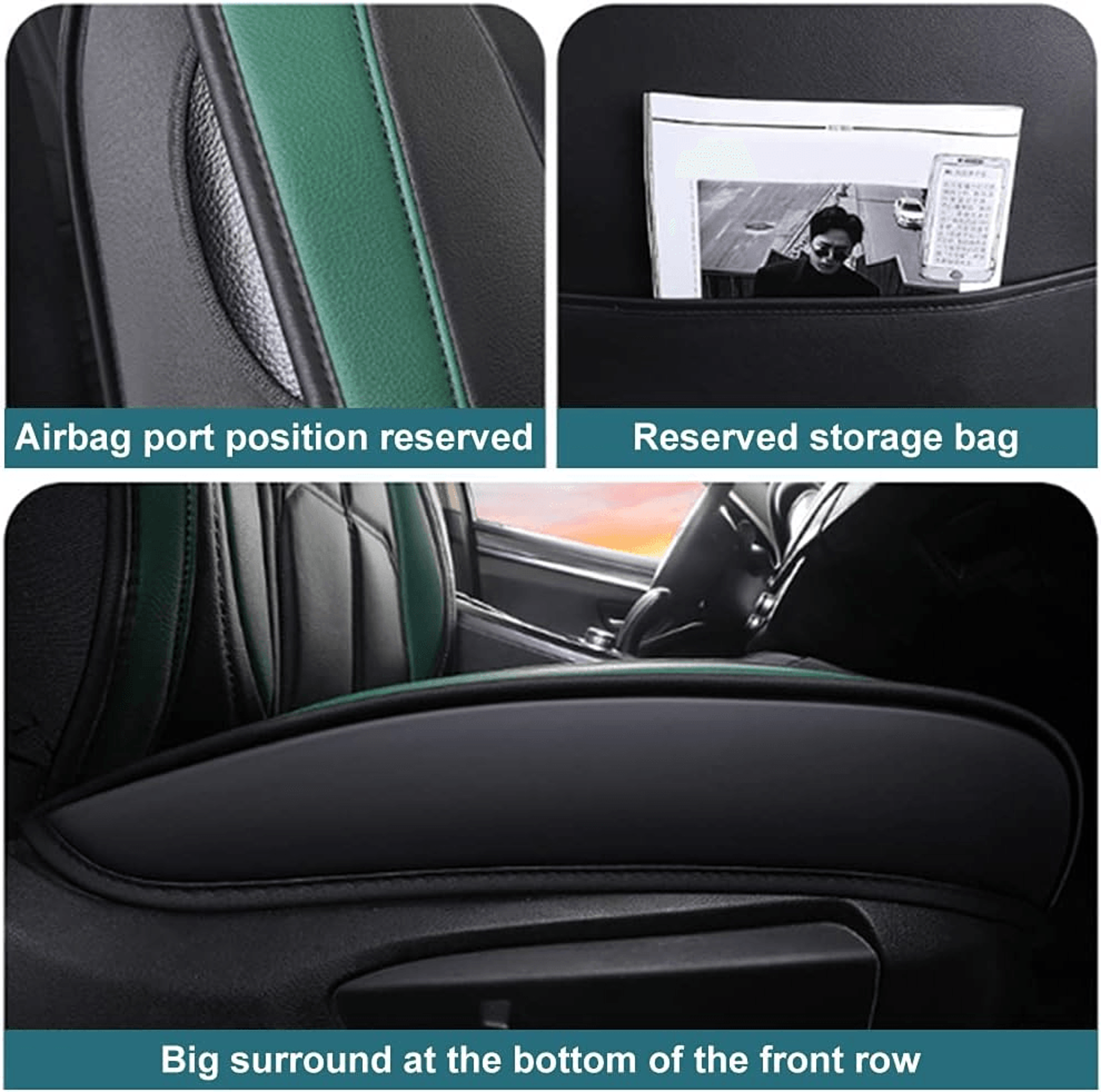 Full Leather Car Seat Cushion All Inclusive Seat Cover Drivers Or Passenger Seat Cover All Season U