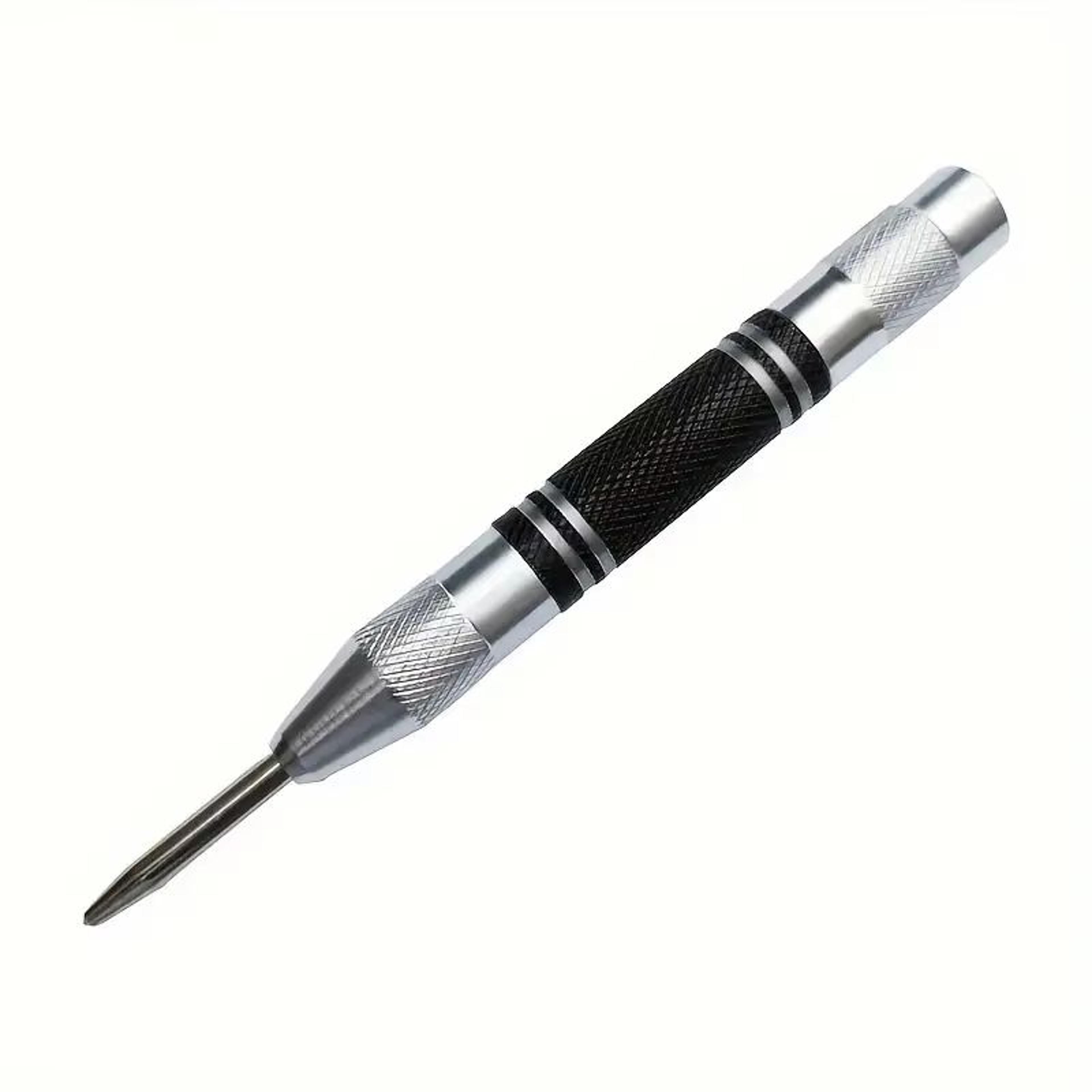 Automatic Center Punch Spring Loaded Hole Marker For Wood And Metal 6