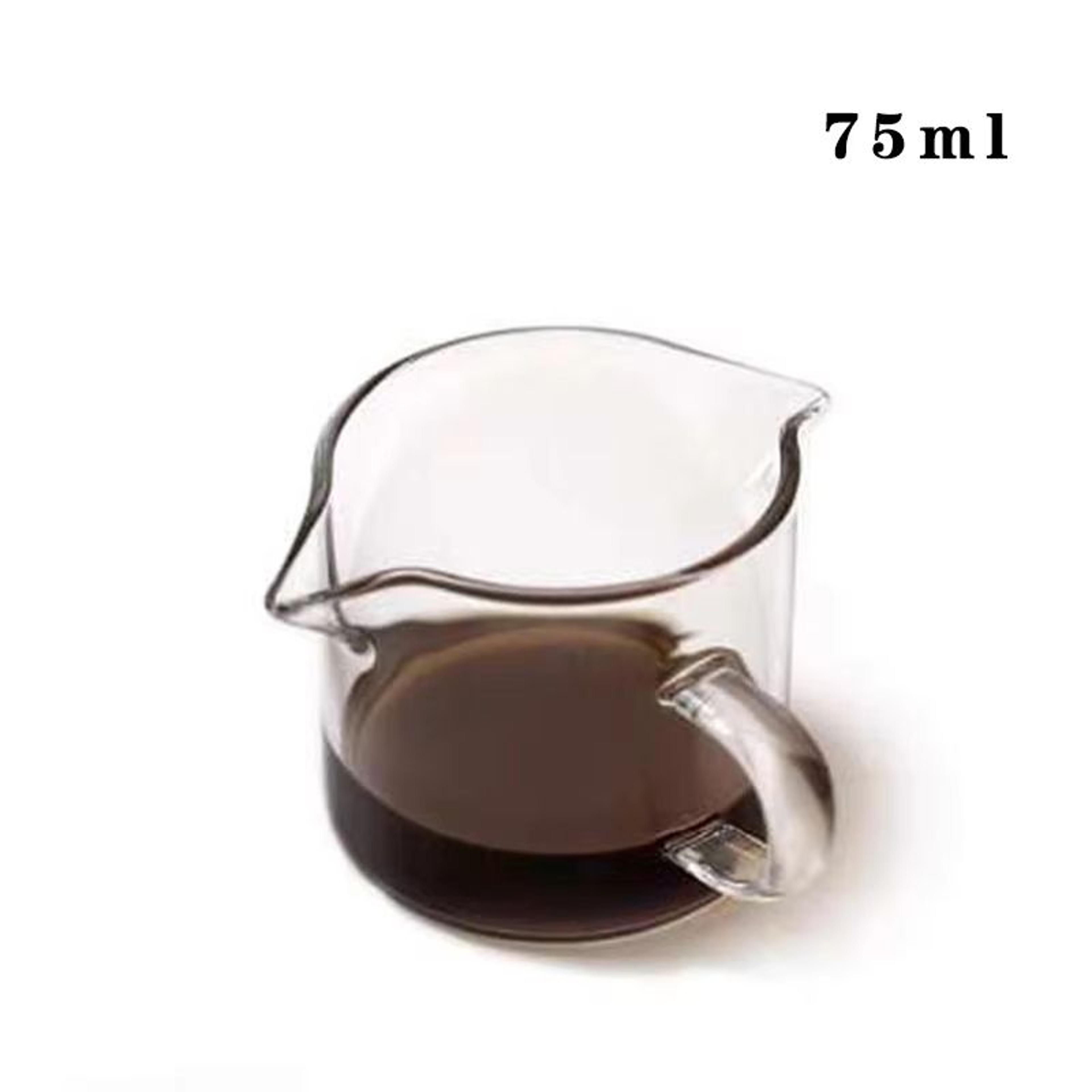 Glass Espresso Measuring Cup With Handle 254 Fl Oz Double Or Single Spout 7