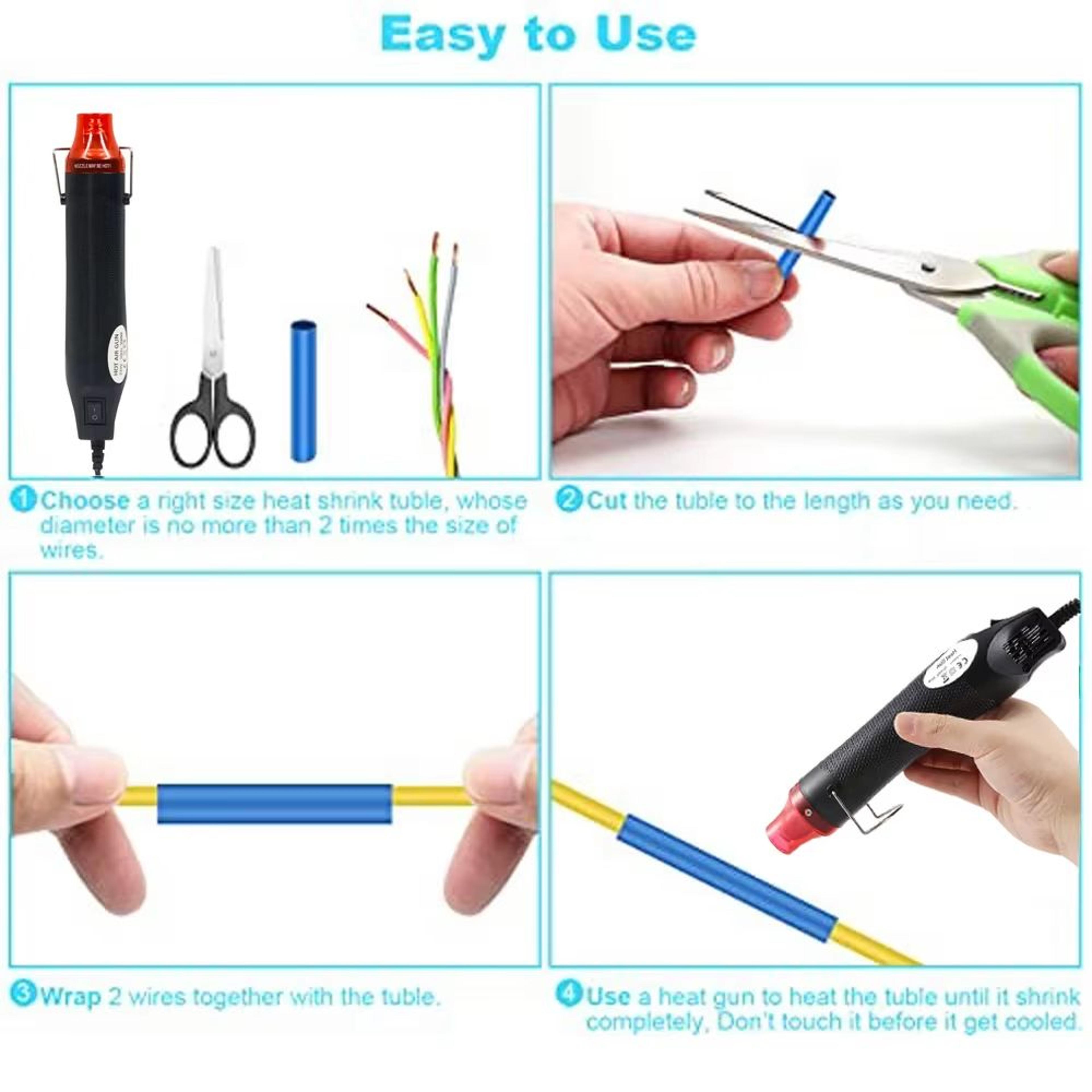 Heat Shrink Tubing Kit 1060530127 Pc 21 Shrinkable Wire Wrap Cable Repair Protection Set 3