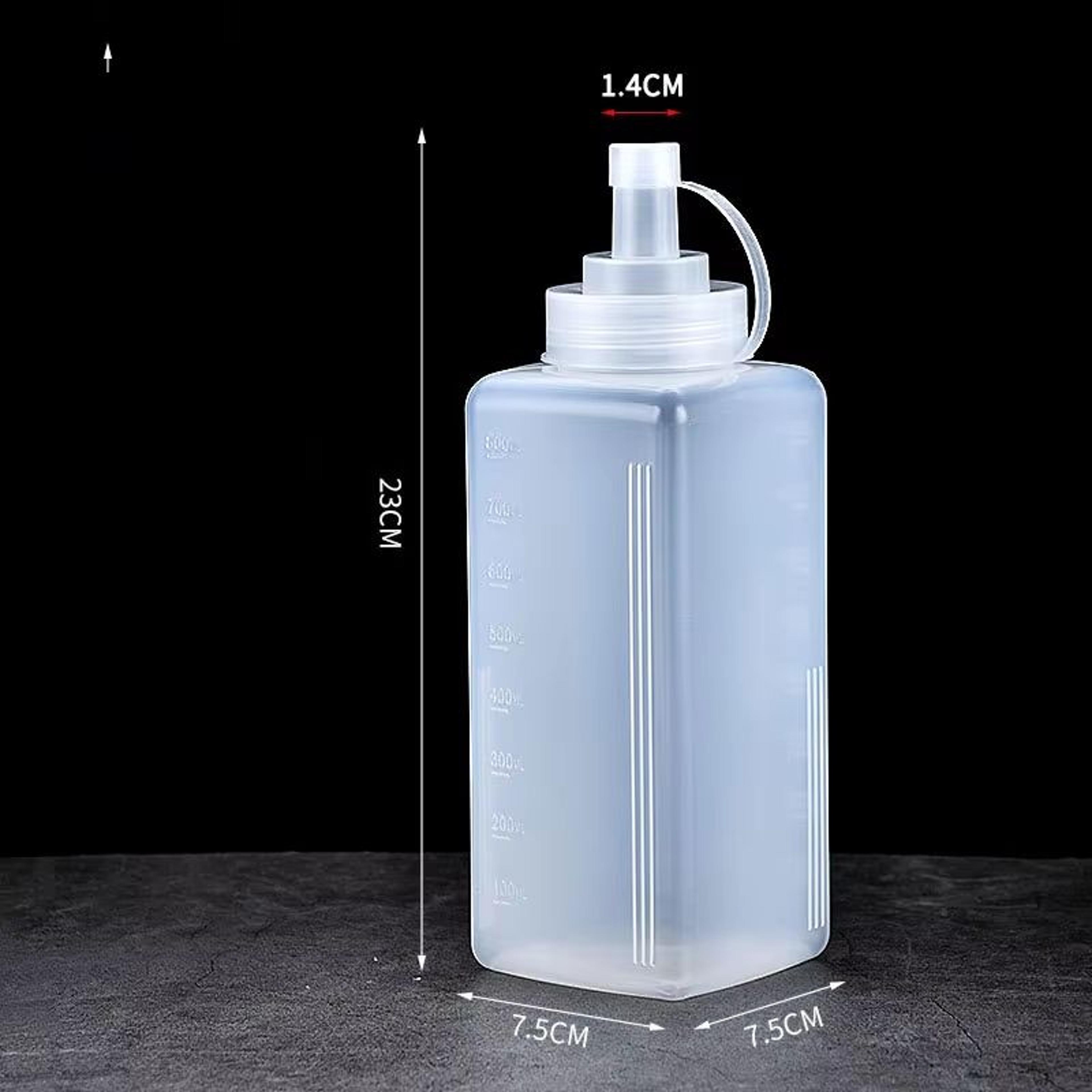 4501000 Ml Plastic Squeeze Condiment Bottles With Lid For Jam Salad Dressing And Kitchen Storage 6