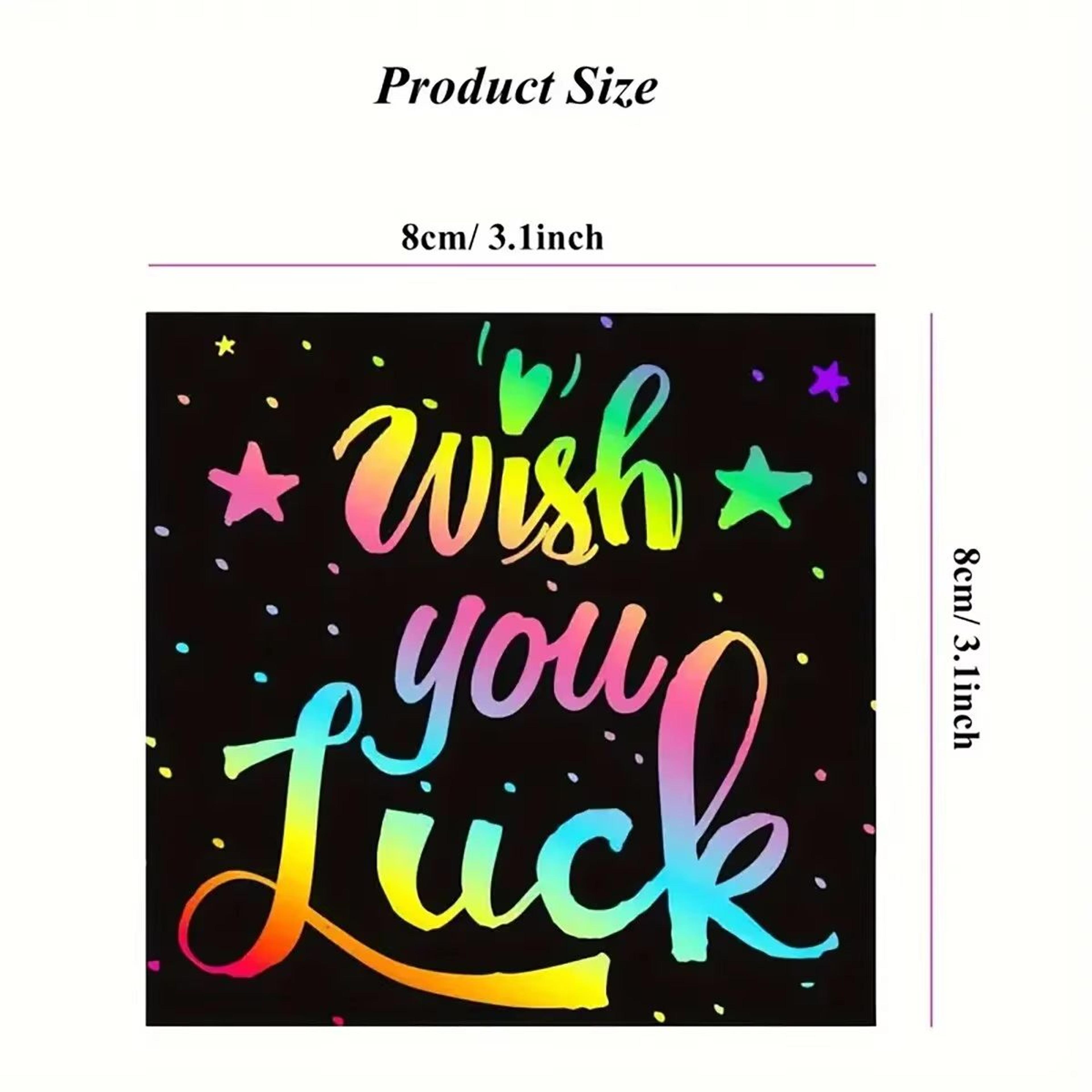 Dazzling Scratch Painting Interactive Art Kit With Note Cards ParentChild Creative Toy 5