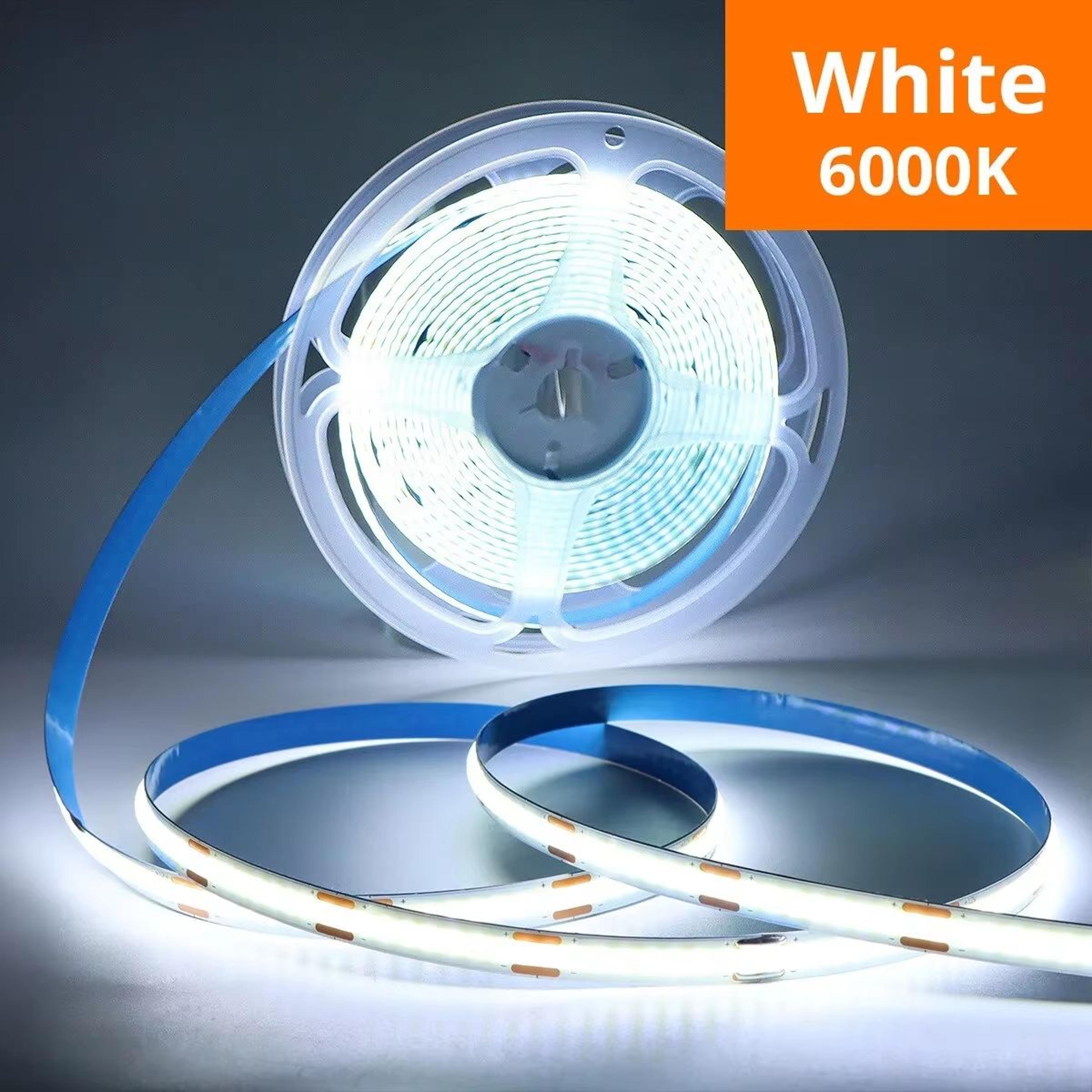 5 V USB COB LED Light Strip With Touch Dimmer Flexible Diode Tape For Indoor Lighting 8