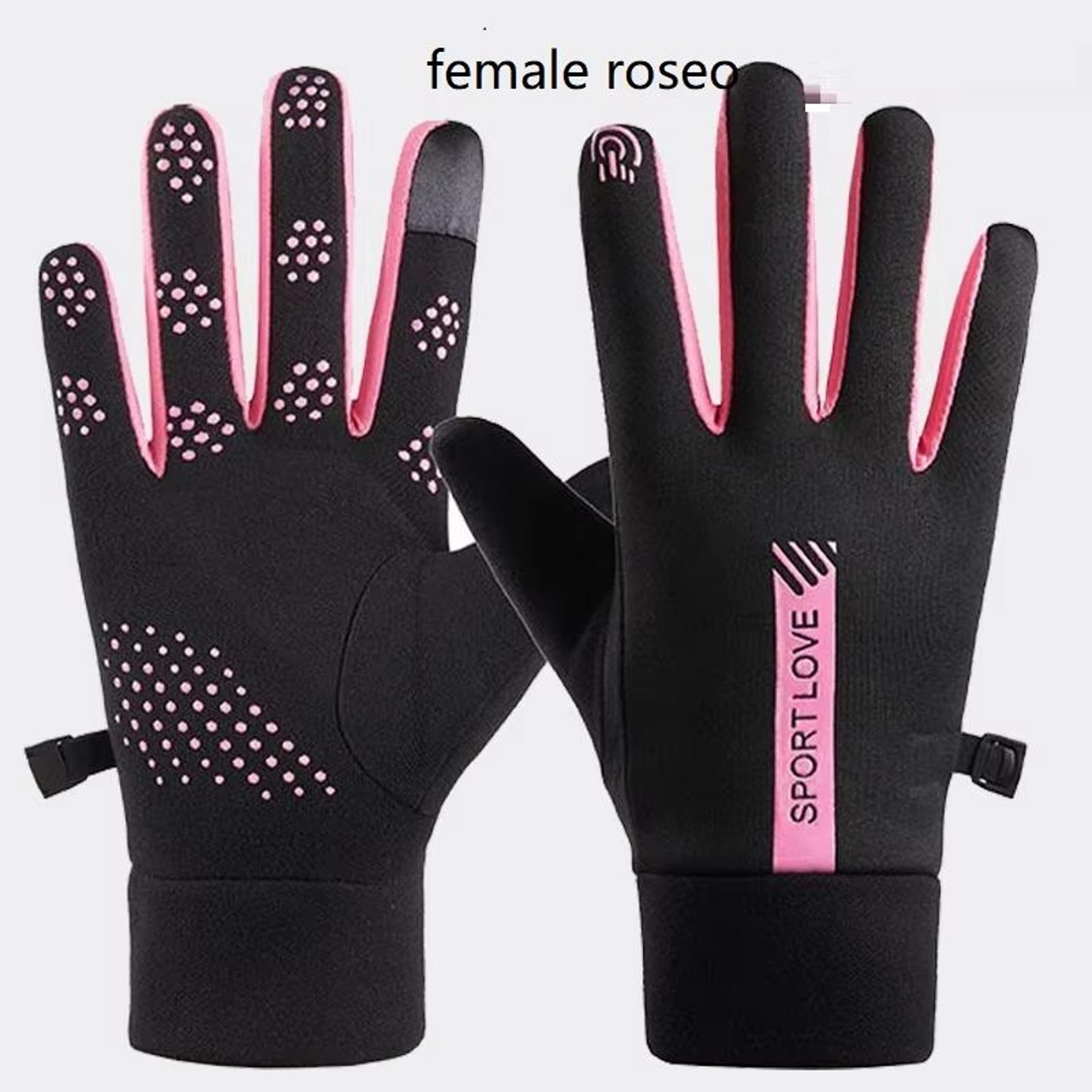 Womens Winter Thermal Cycling Gloves  Waterproof WindResistant Fleece Outdoor Sports Mittens 12