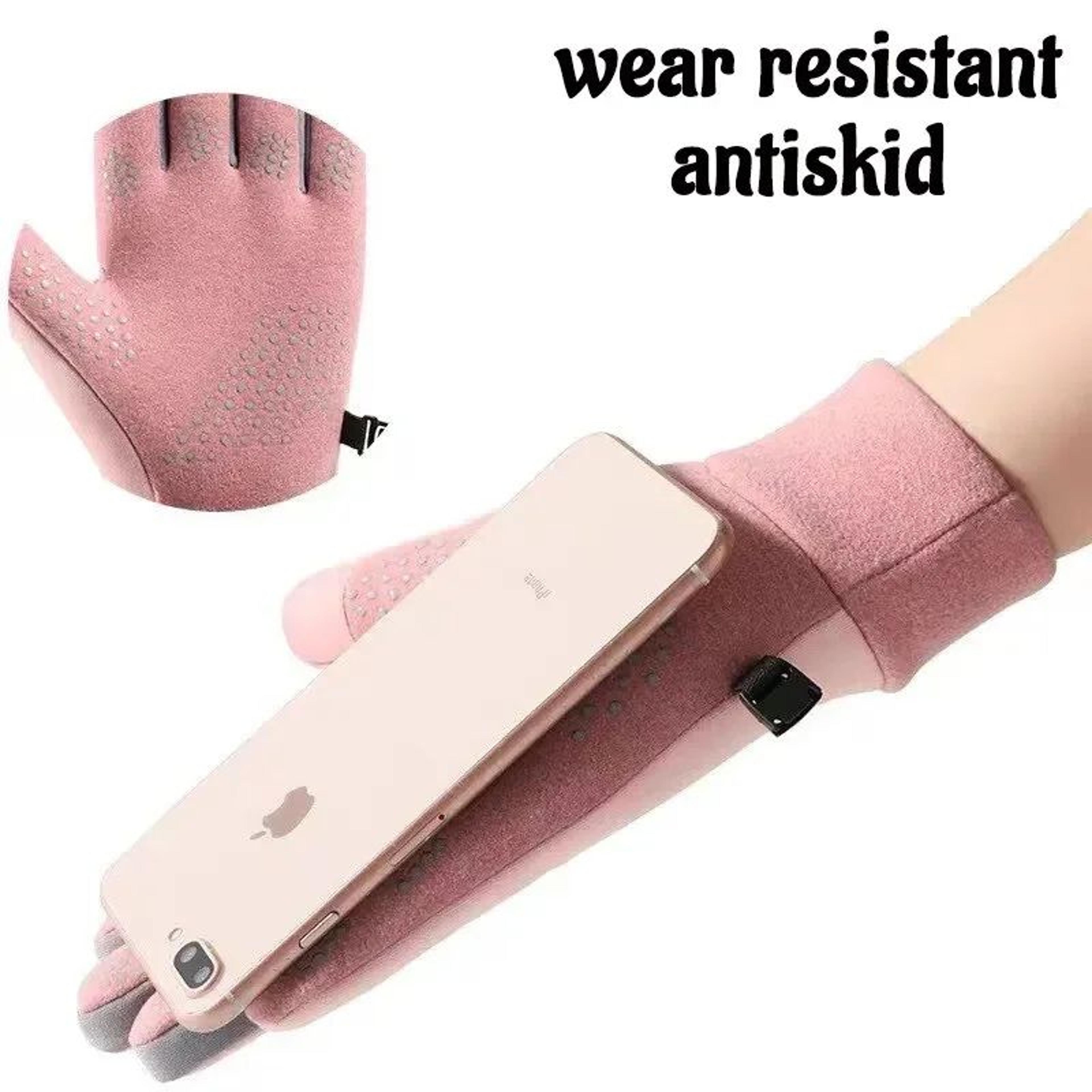 Womens Winter Thermal Cycling Gloves  Waterproof WindResistant Fleece Outdoor Sports Mittens 1