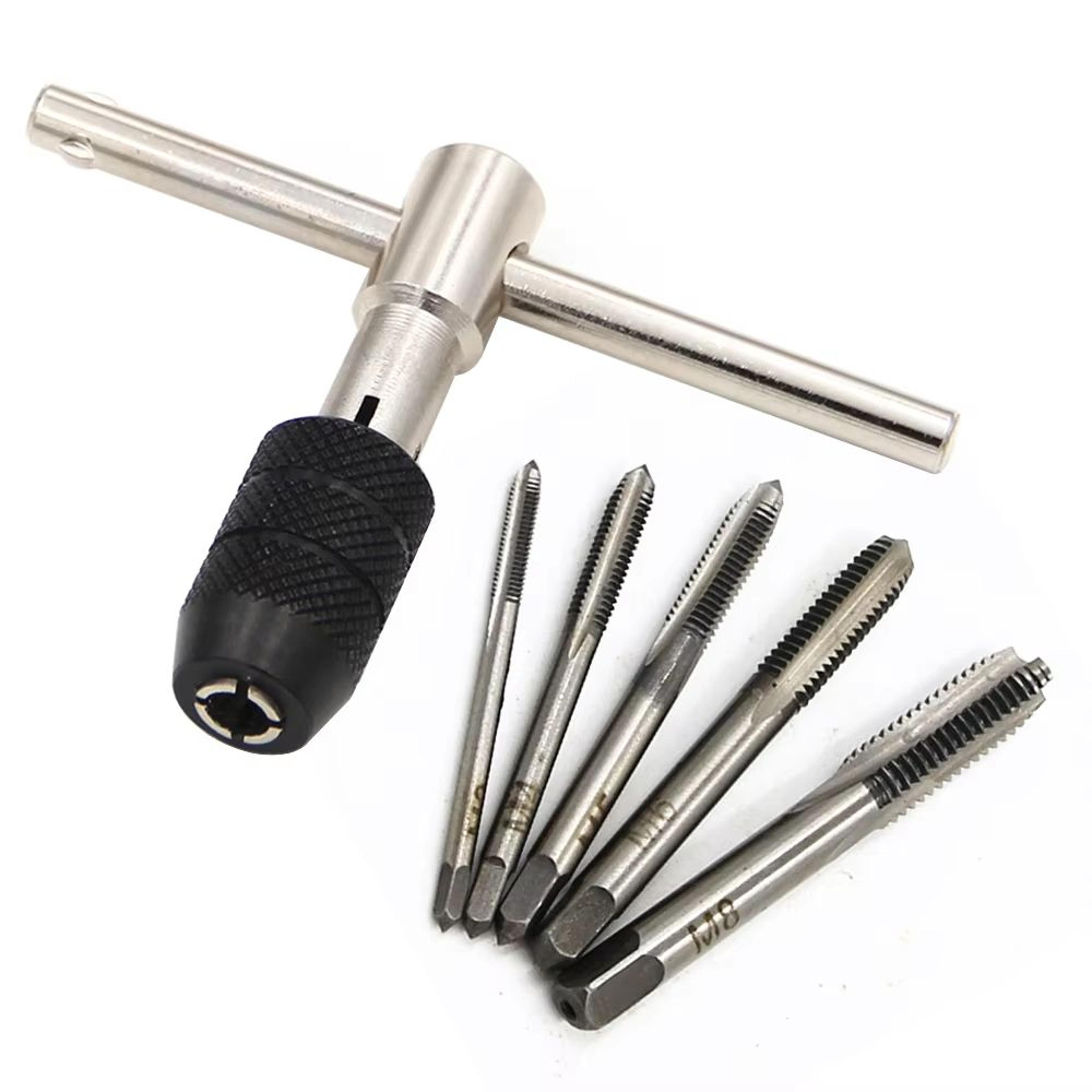 TType Adjustable Hand Tap Wrench Set For 3mm To 6mm Thread Tapping M6 To M8 0