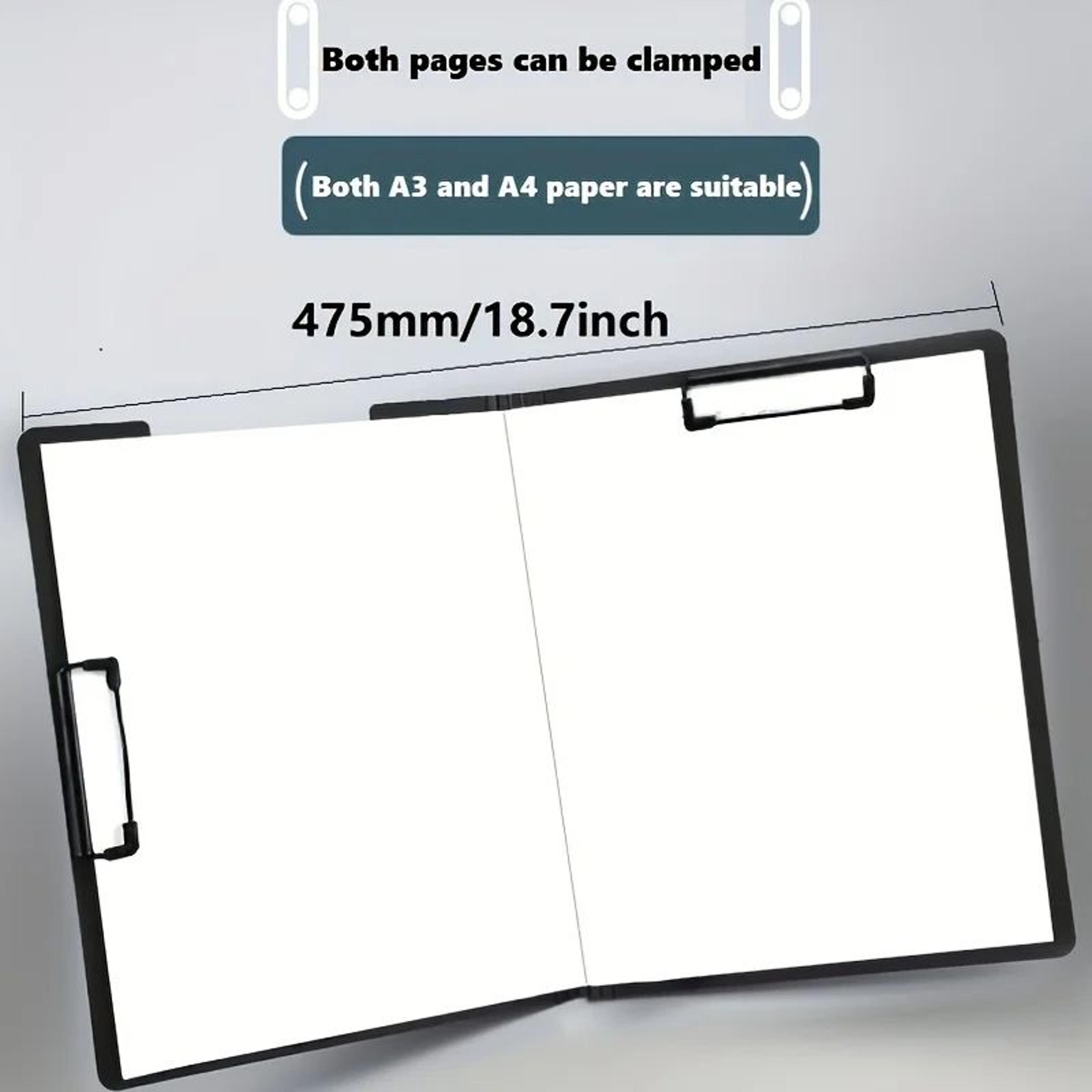 A4 Document Organizer Clipboard Folder With Cover For Business  School 5
