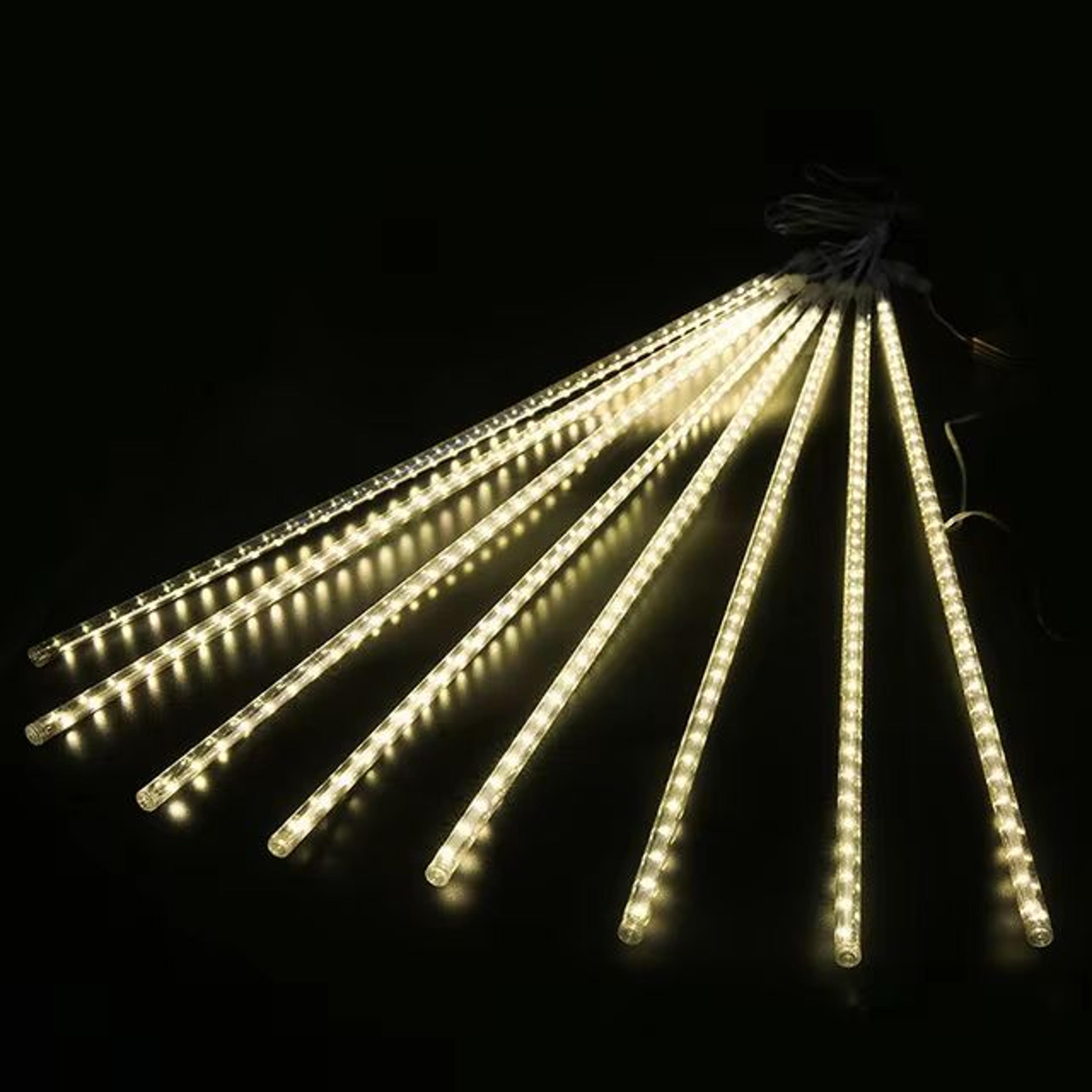 LED Meteor Shower Rain Lights Waterproof Falling Raindrop Tube String Lights 1181in 7