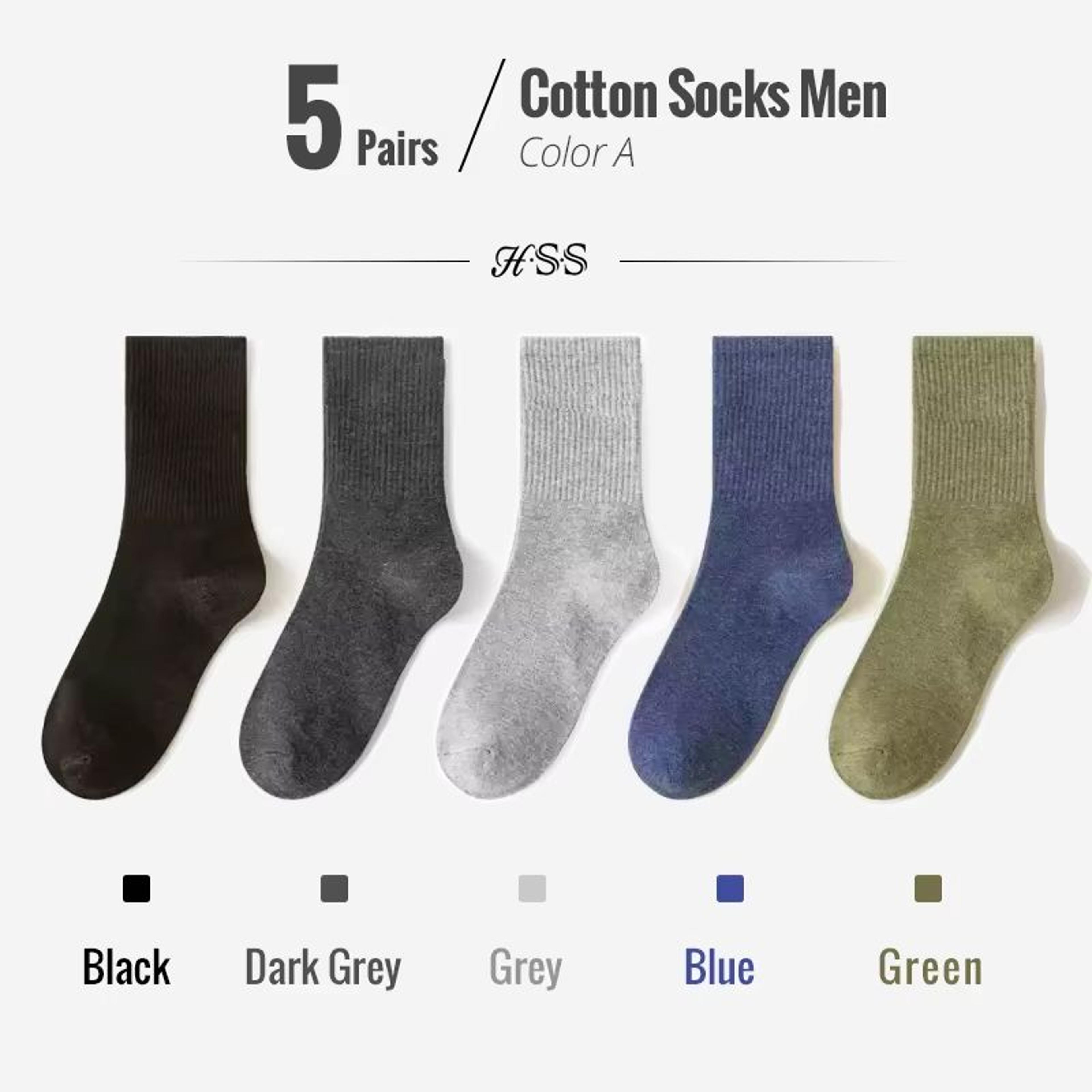 Combed Cotton Business Dress Socks For Men  510Pair Pack 8