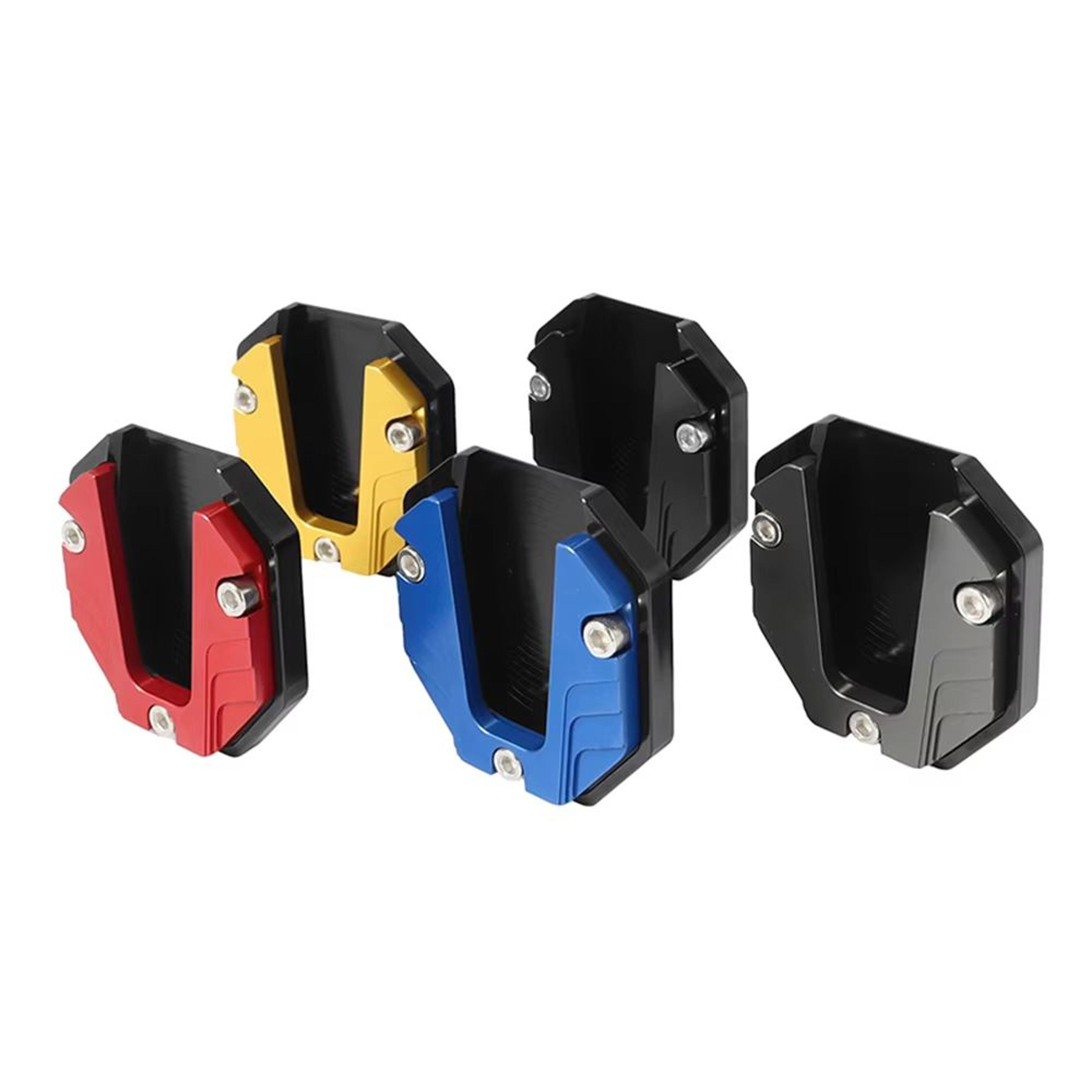 Motorcycle Kickstand Extender Pad Side Stand Foot Extension Plate Support For Bikes 4