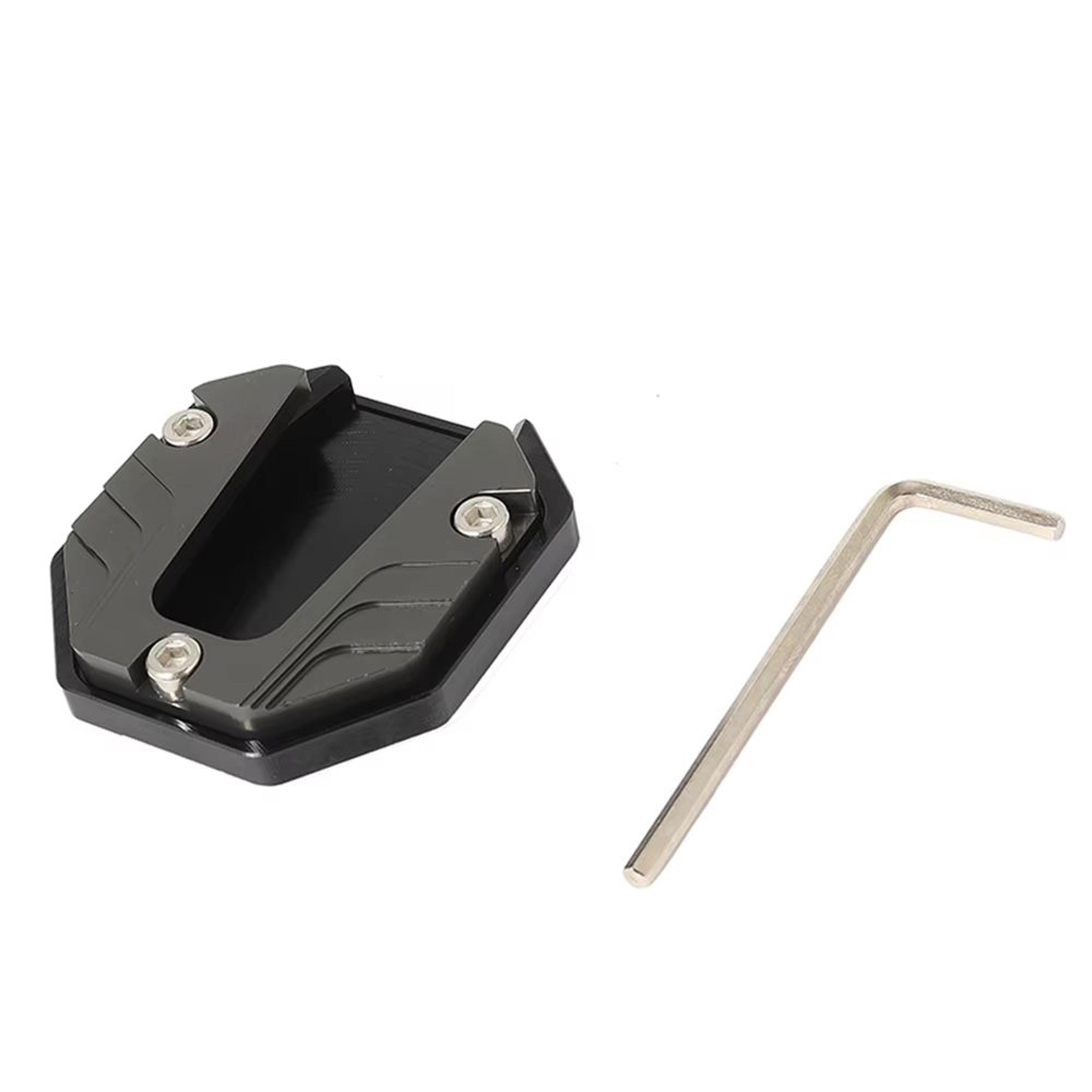 Motorcycle Kickstand Extender Pad Side Stand Foot Extension Plate Support For Bikes 8