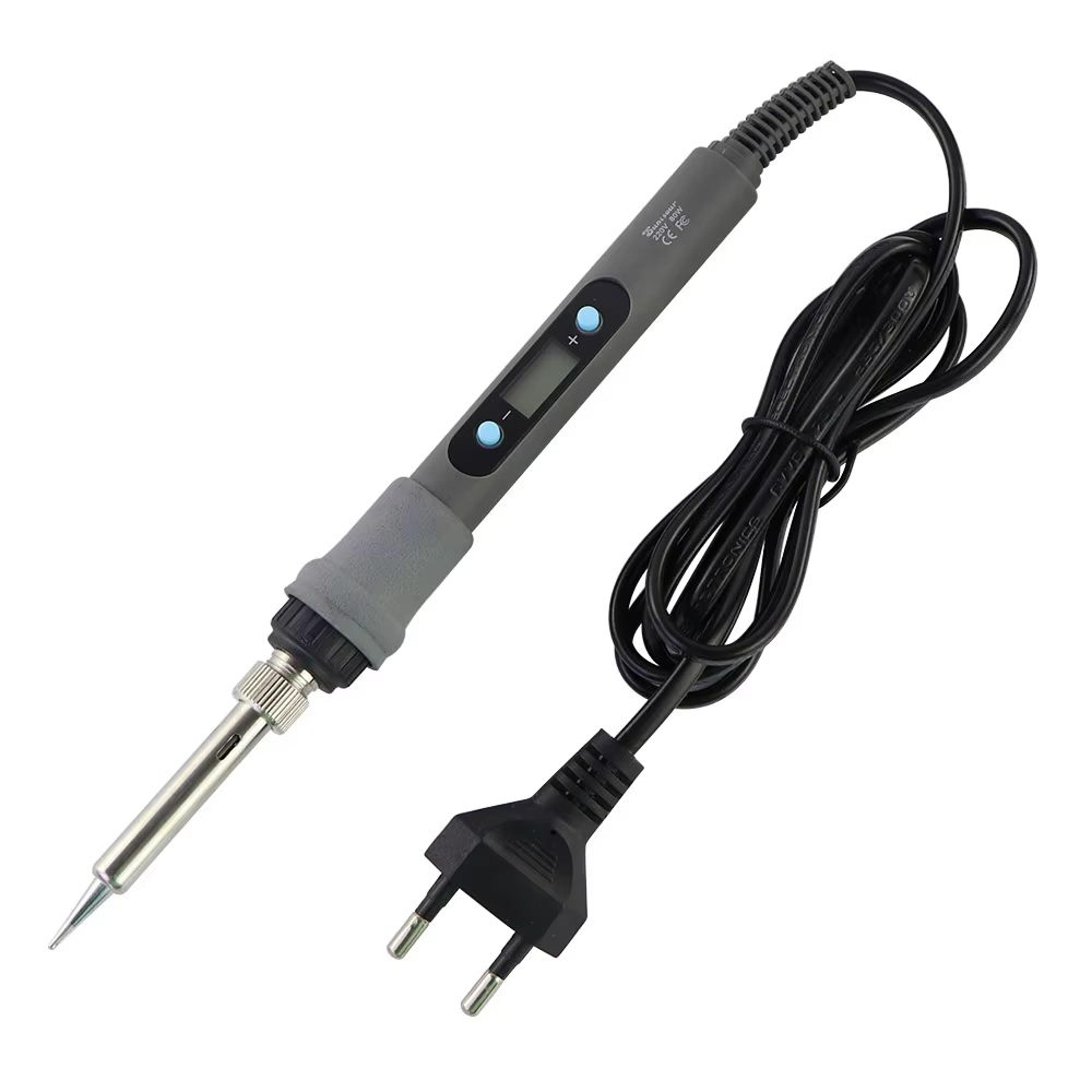 60W80W Digital Temperature Adjustable Electric Soldering Iron Kit With Tips 5