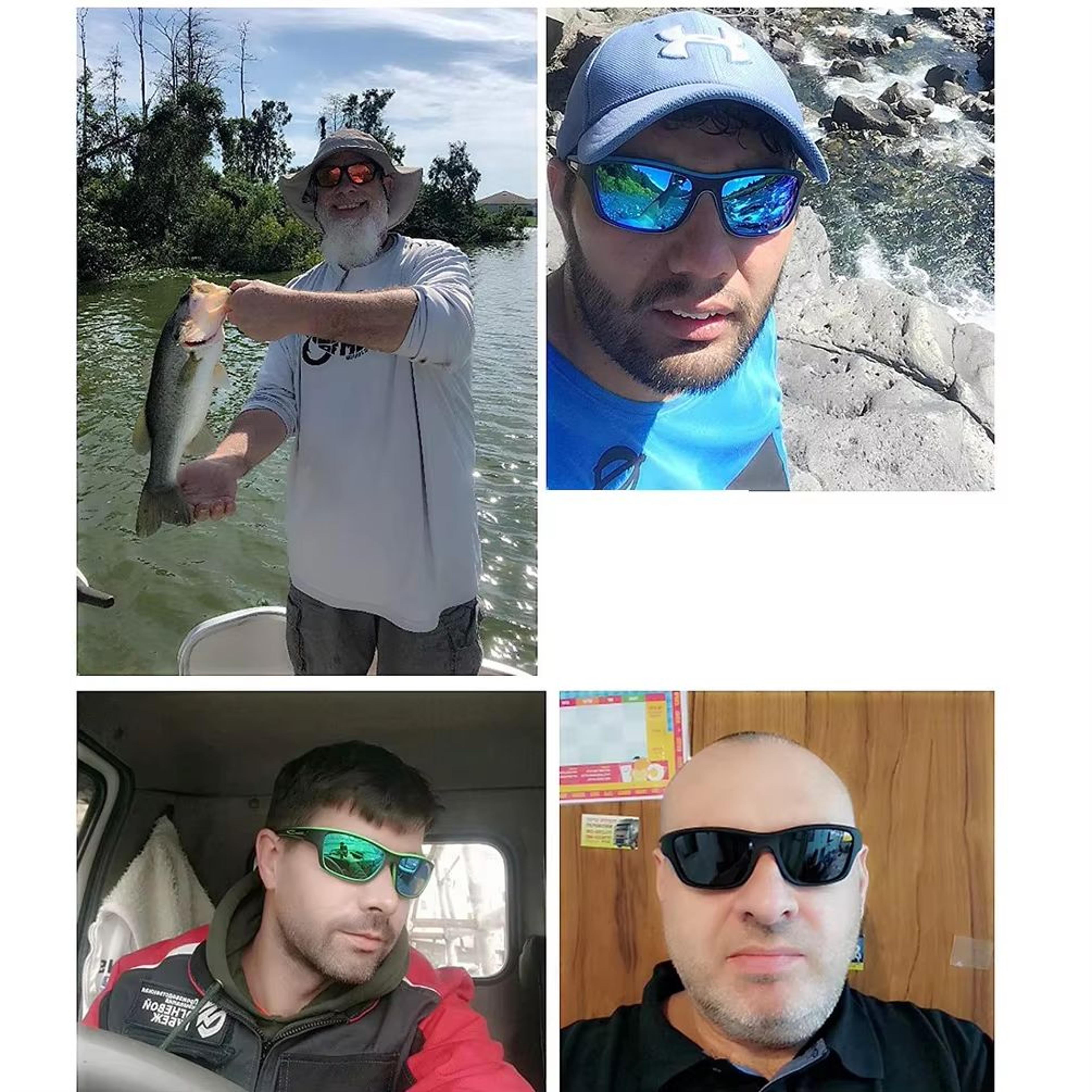 Classic Polarized Fishing Sunglasses With UV400 Protection For Driving Hiking And Everyday Outdoor  2