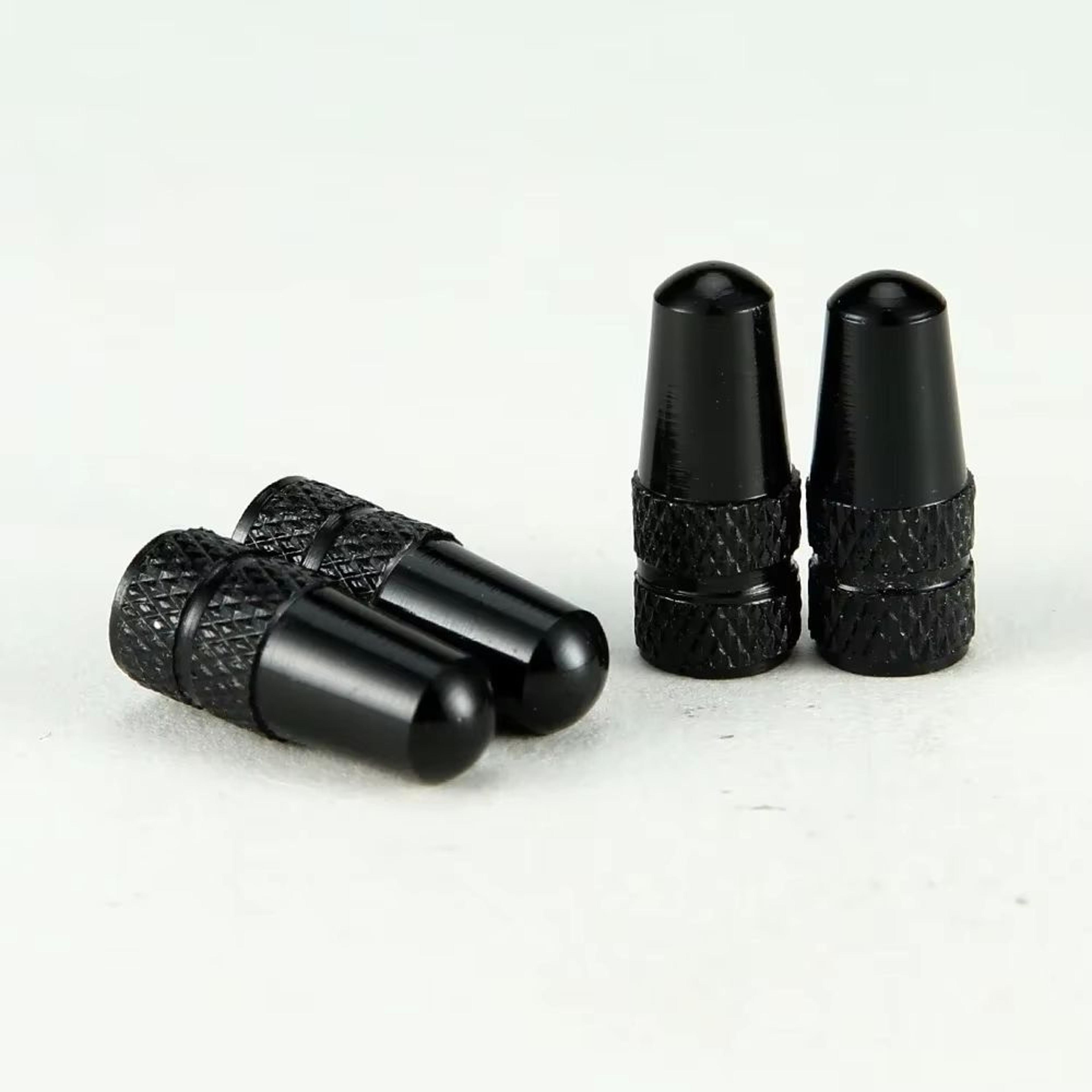 Set Of 4 Aluminum Alloy Bicycle Presta Valve Caps For Road MTB Track Racing Wheels 4