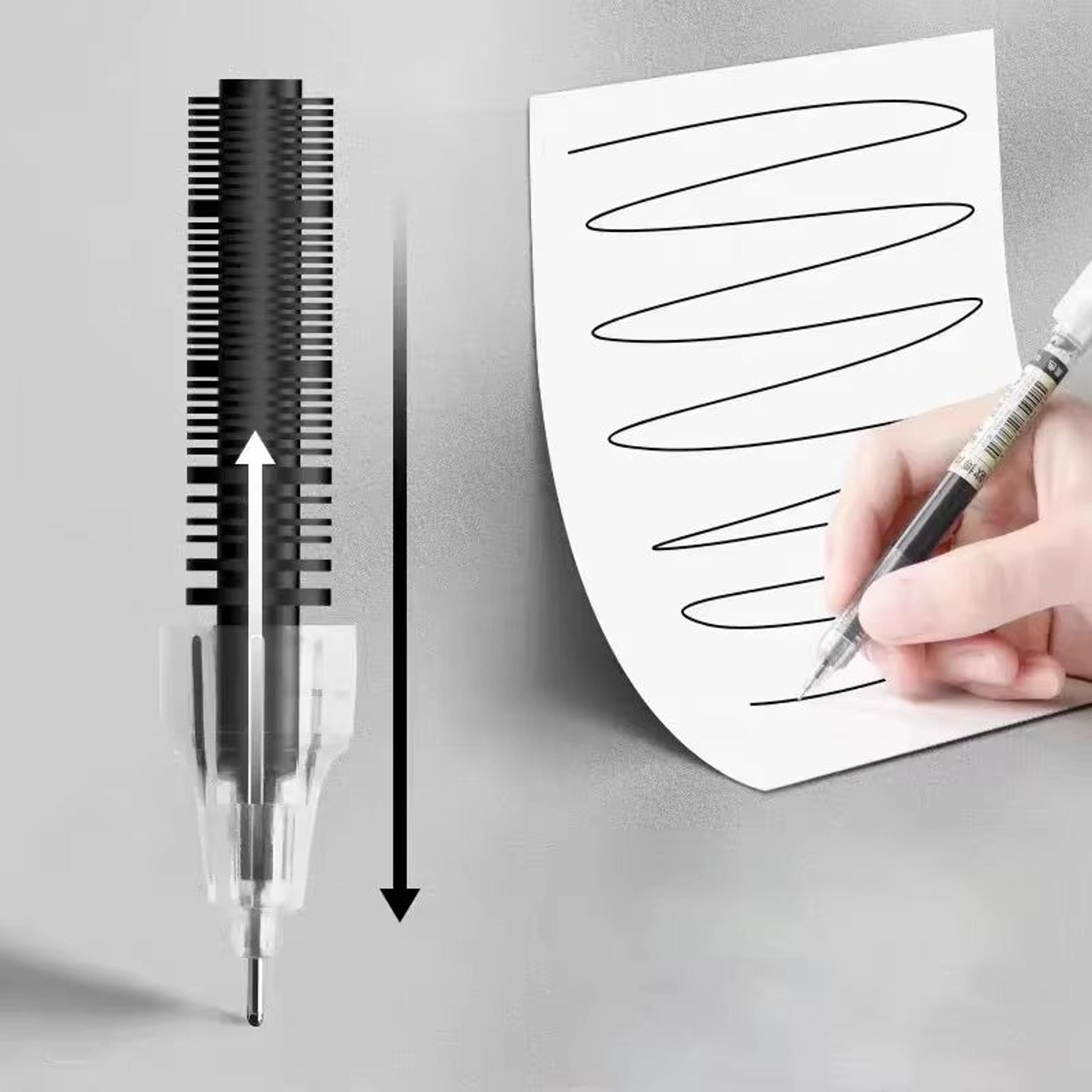 10Pc HighQuality Needle Tip Gel Pens Set Liquid Ballpoint For School Office Writing 1