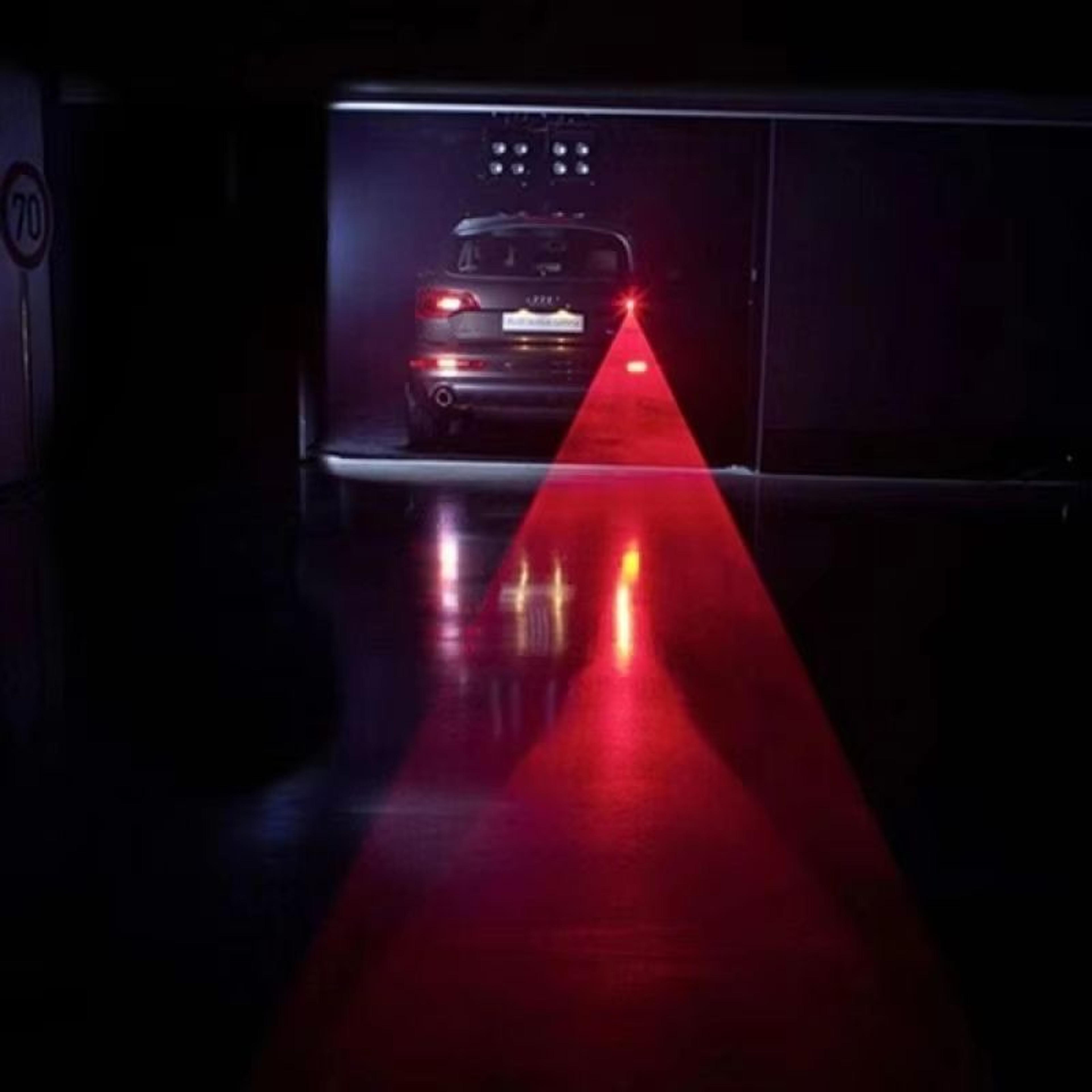 Car LED Laser Fog Light AntiCollision Taillight And Brake Warning Lamp 1