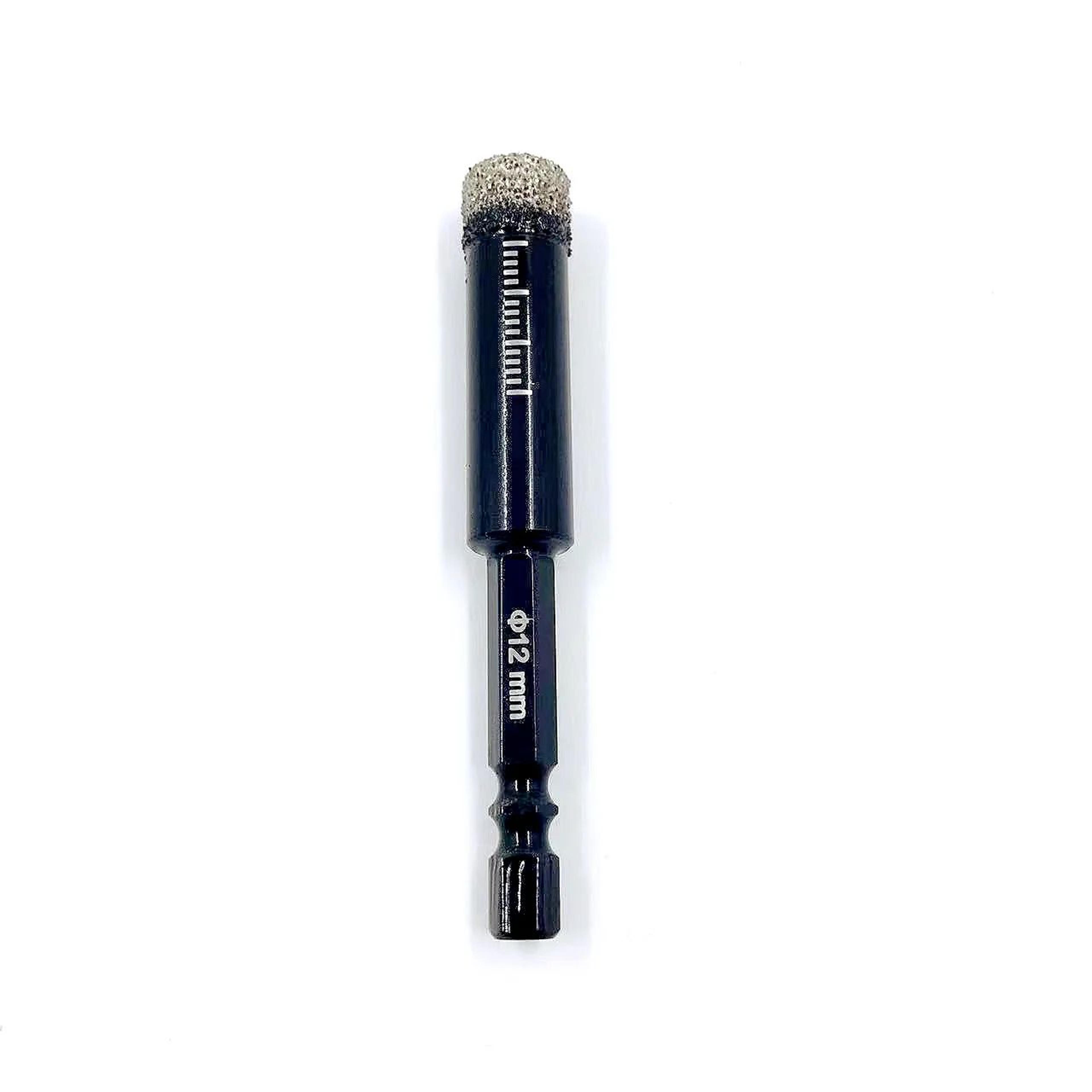 Brazed Diamond Tile Drill Bit With 14in Hex Shank For Clean Holes In Ceramic And Porcelain 4
