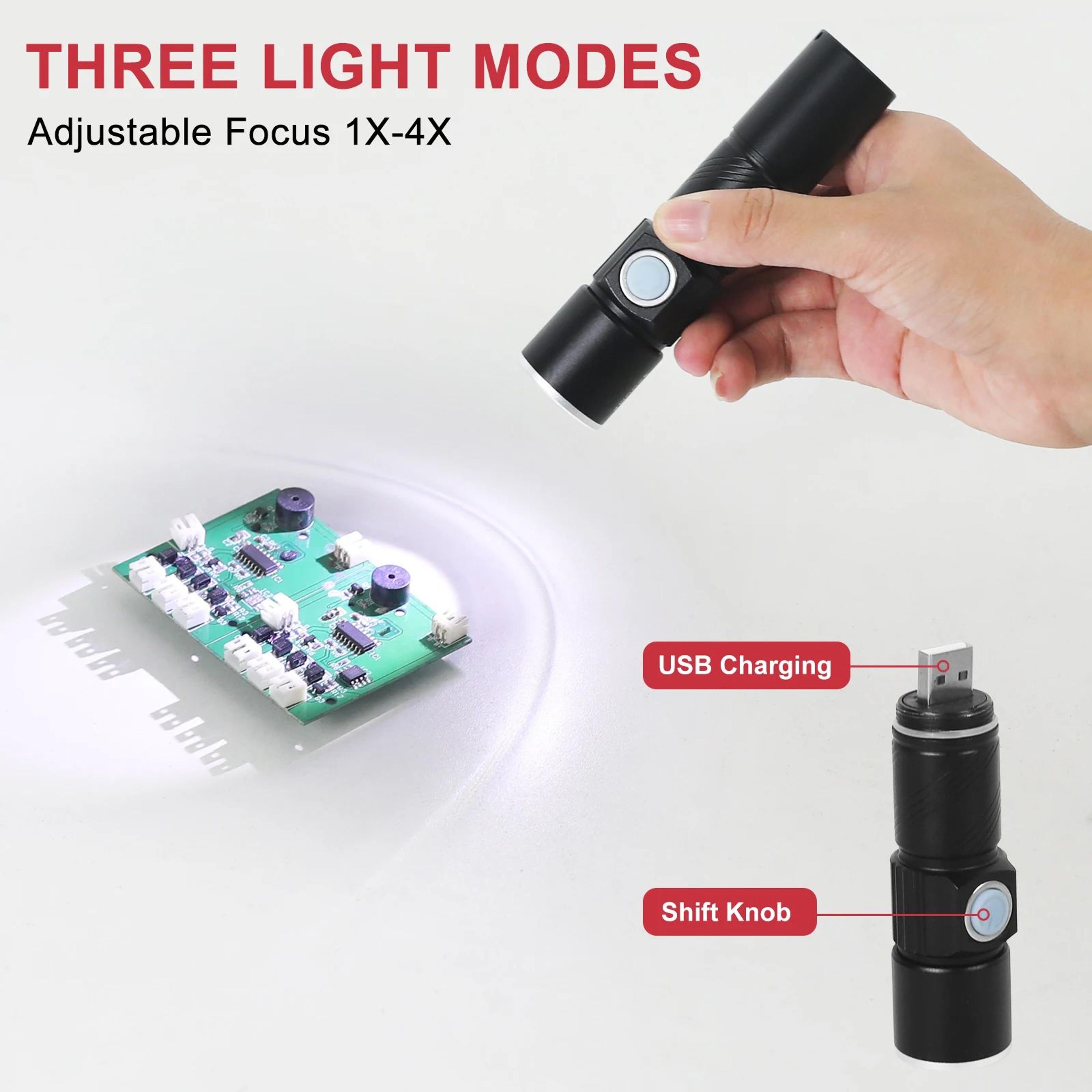 Toolour Soldering Helping Hands With 3X LED Magnifier And USB Smoke Extractor Fan 4