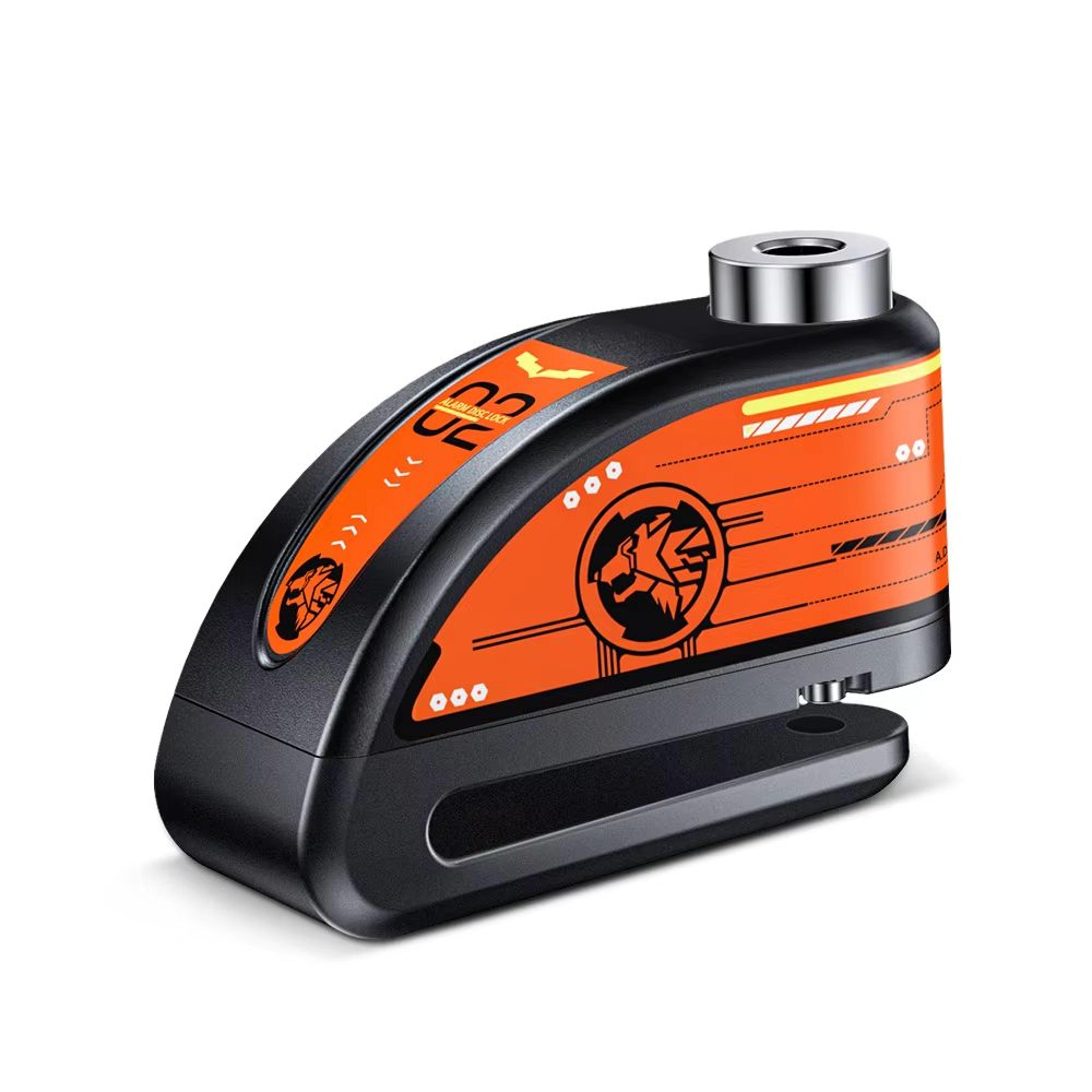 Anti Theft Motorcycle Disc Brake Lock With 120dB Alarm Waterproof Security 7