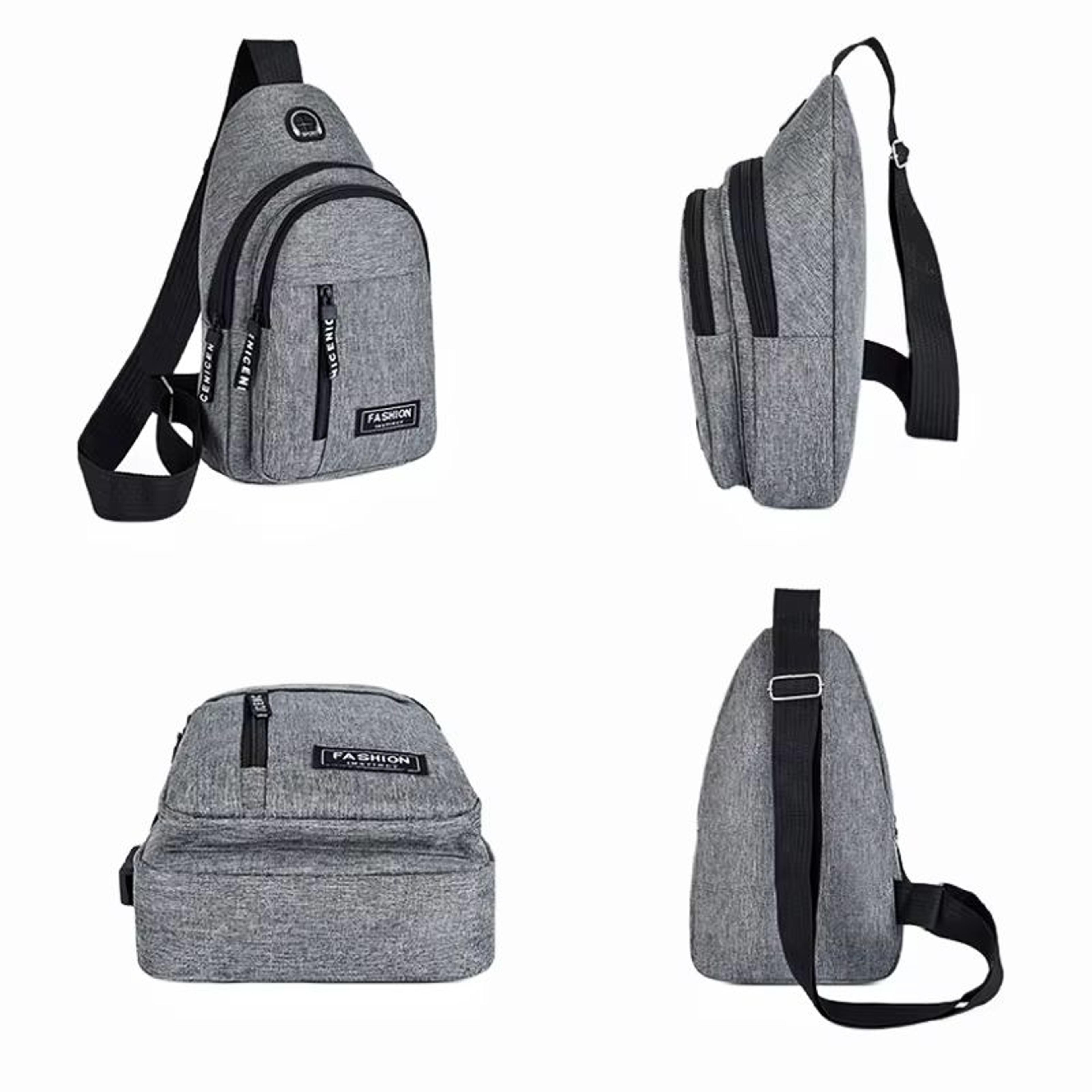 2025 Multifunctional Mens Chest Bag Waterproof Oxford Cloth Shoulder Messenger Bag 1