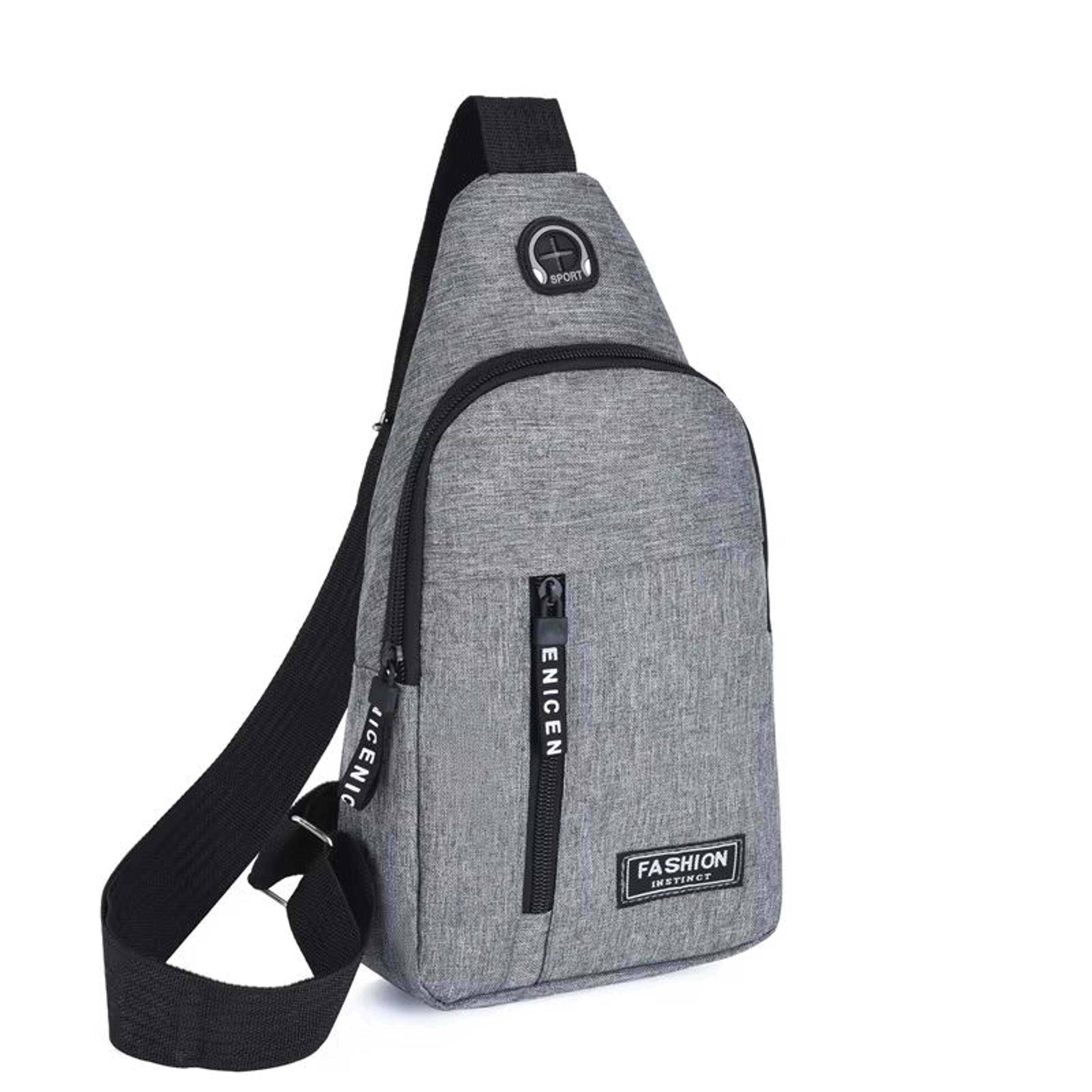 2025 Multifunctional Mens Chest Bag Waterproof Oxford Cloth Shoulder Messenger Bag 8