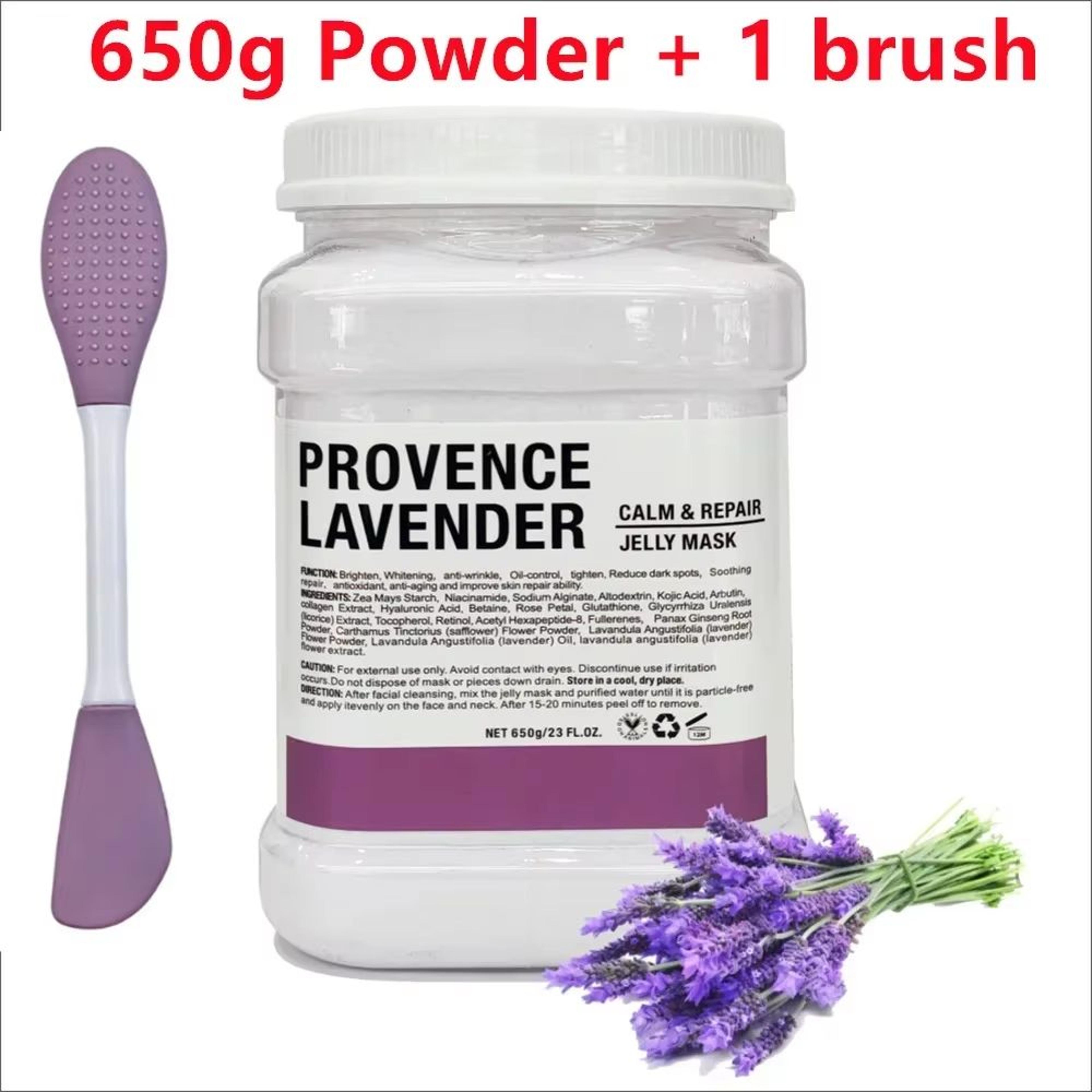 650g Chamomile Hyaluronic Acid Facial Moisturizing Jelly Mask Powder With Silicone Brush 1